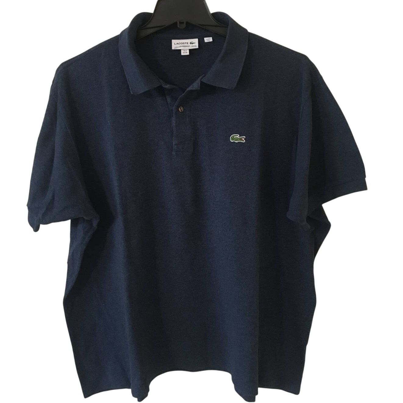 Lacoste Lacoste Classic Fit FR 8 US 3XL Black & Blue Heather Polo Size US XXL / EU 58 / 5 - 1 Thumbnail
