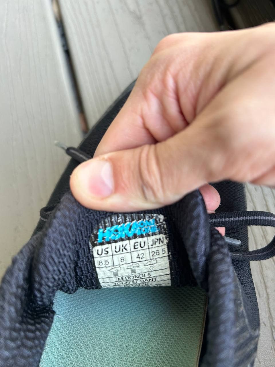 Hoka Hoka Bondi 5 Black Size US 8.5 / EU 41-42 - 6 Thumbnail