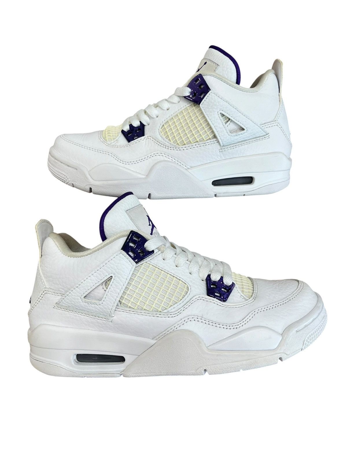 Jordan Brand Jordan 4 Retro Purple Metallic Size US 6 / EU 39 - 2 Thumbnail