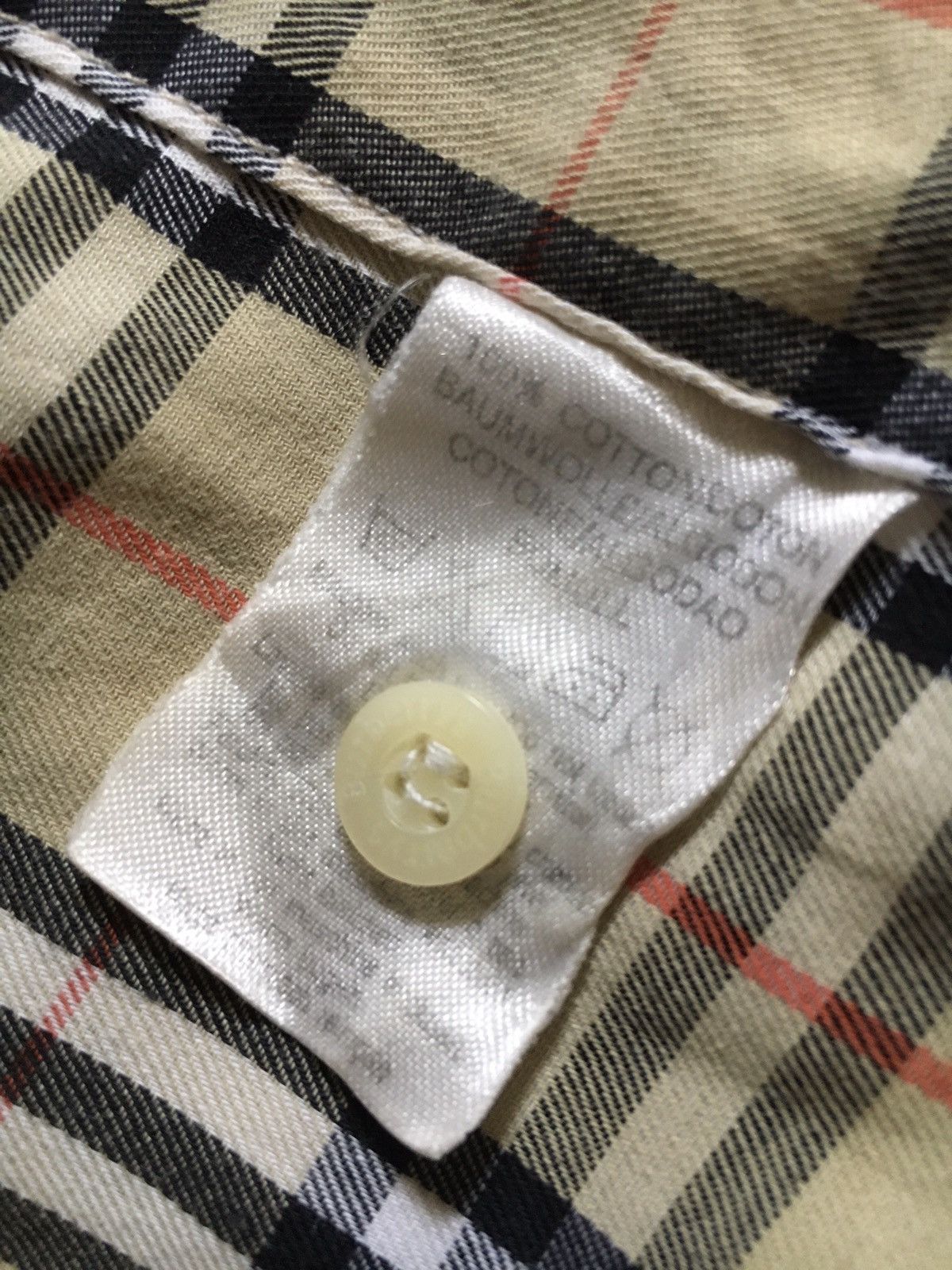 Burberry × Vintage Burberrys Novacheck button down shirt Size US M / EU 48-50 / 2 - 6 Thumbnail