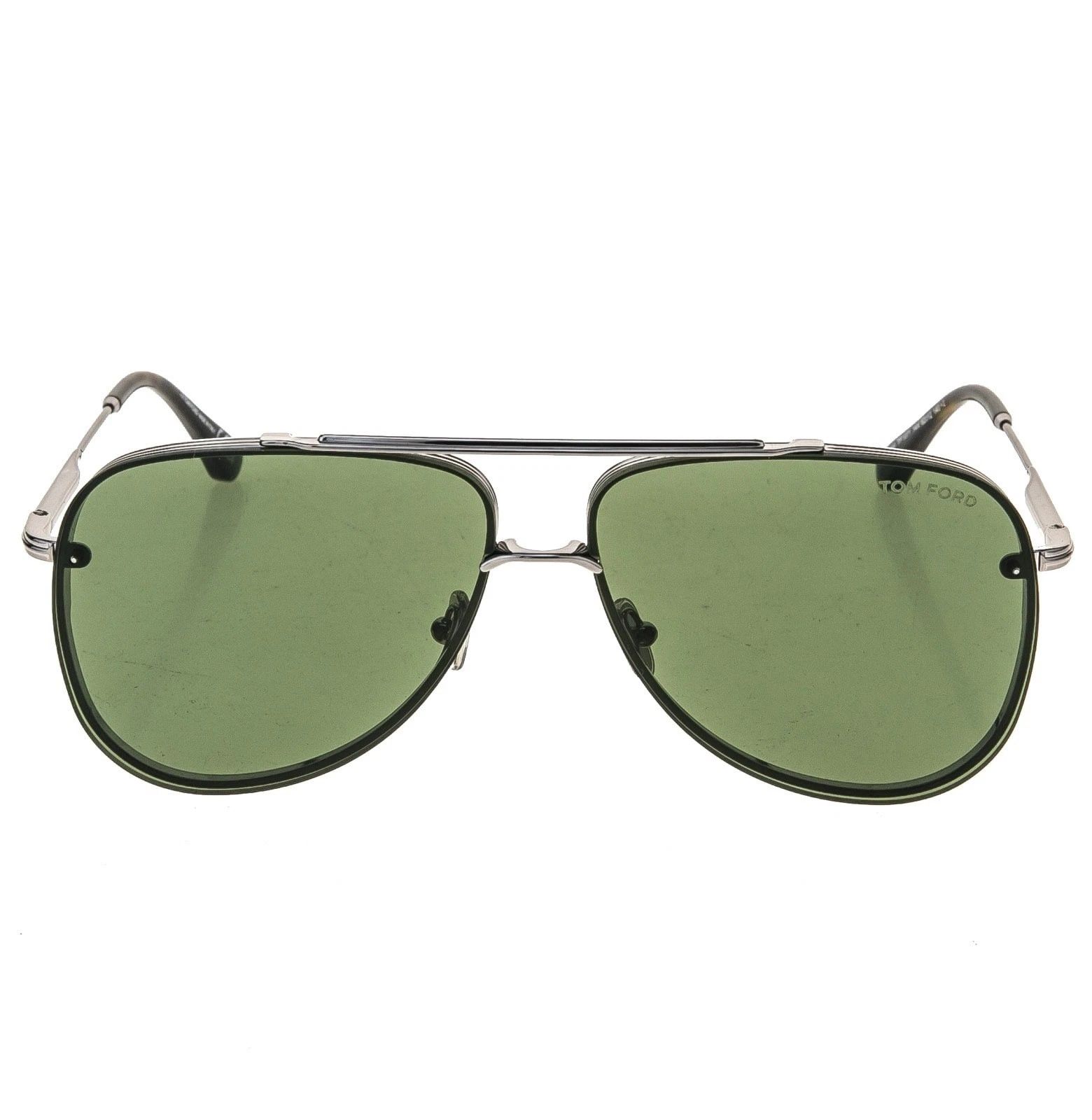 Tom Ford TOM FORD LEON TF1071 14N Gray Green Metal Sunglasses 1071 Size ONE SIZE - 9 Thumbnail