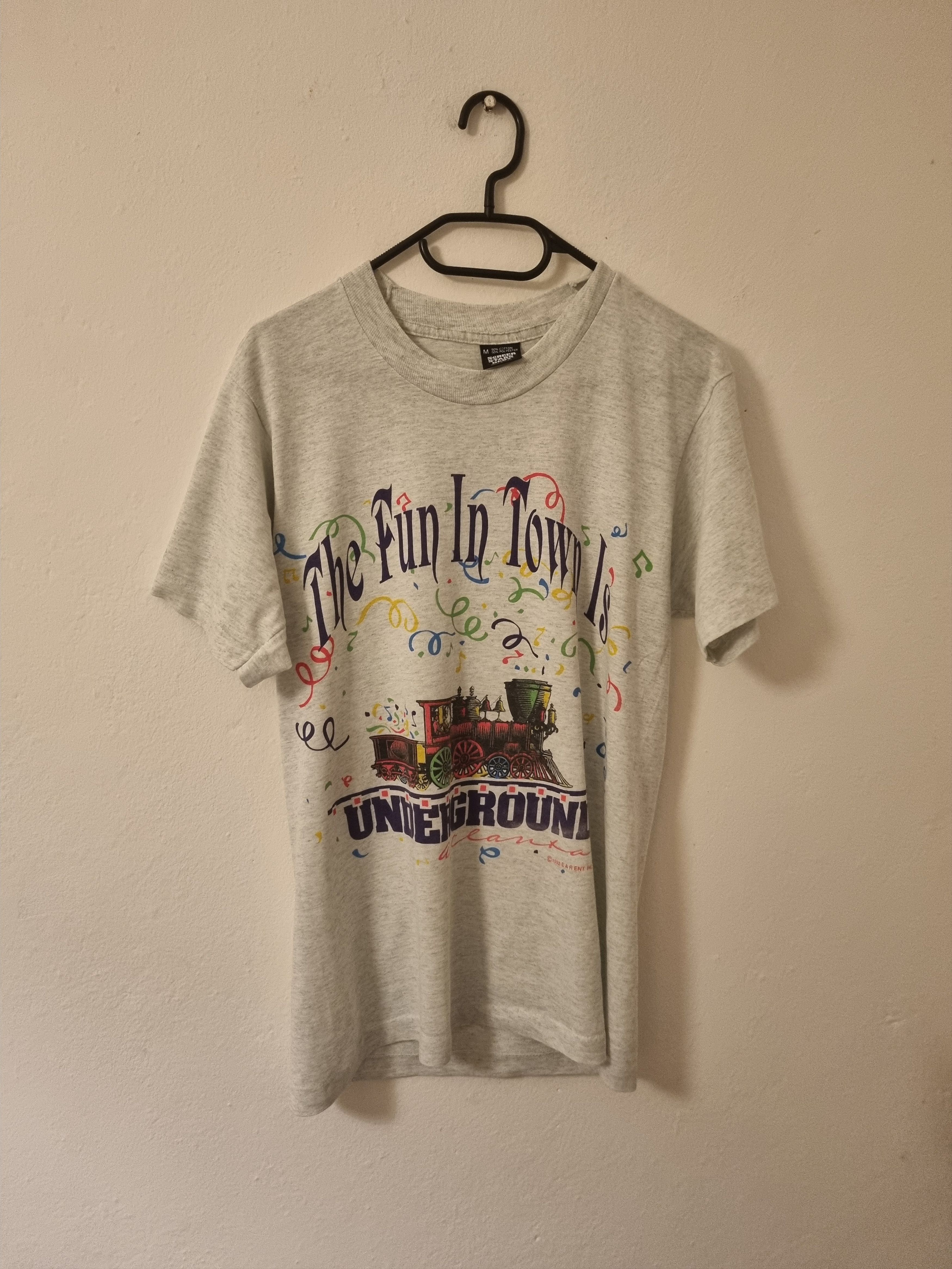 Vintage The Fun in town is Underground Atlanta 1992 Made in USA Size US M / EU 48-50 / 2 - 1 Thumbnail