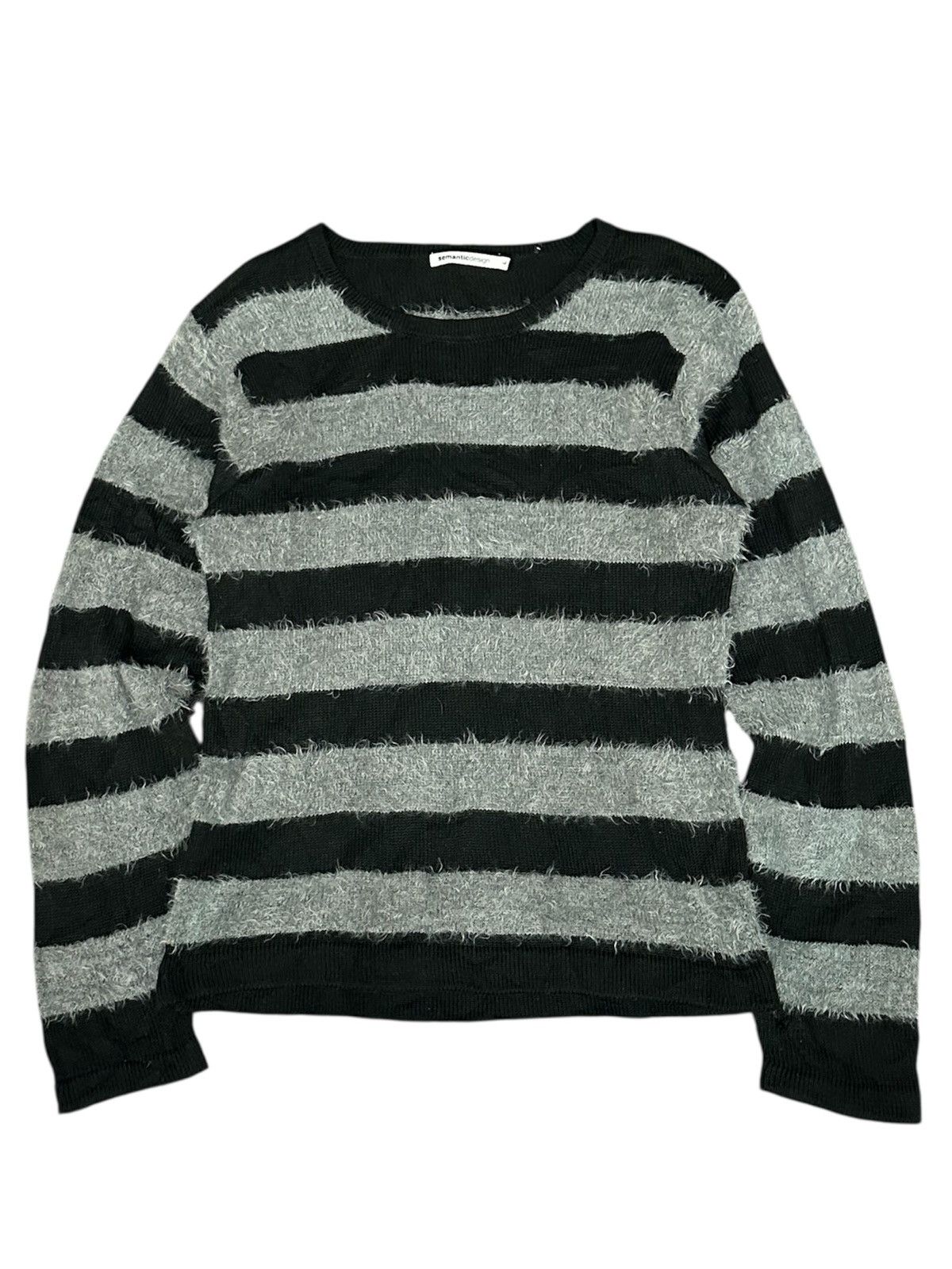 semanticdesign Semanticdesign Stripe Mohair Knitwear Size US L / EU 52-54 / 3 - 2 Thumbnail