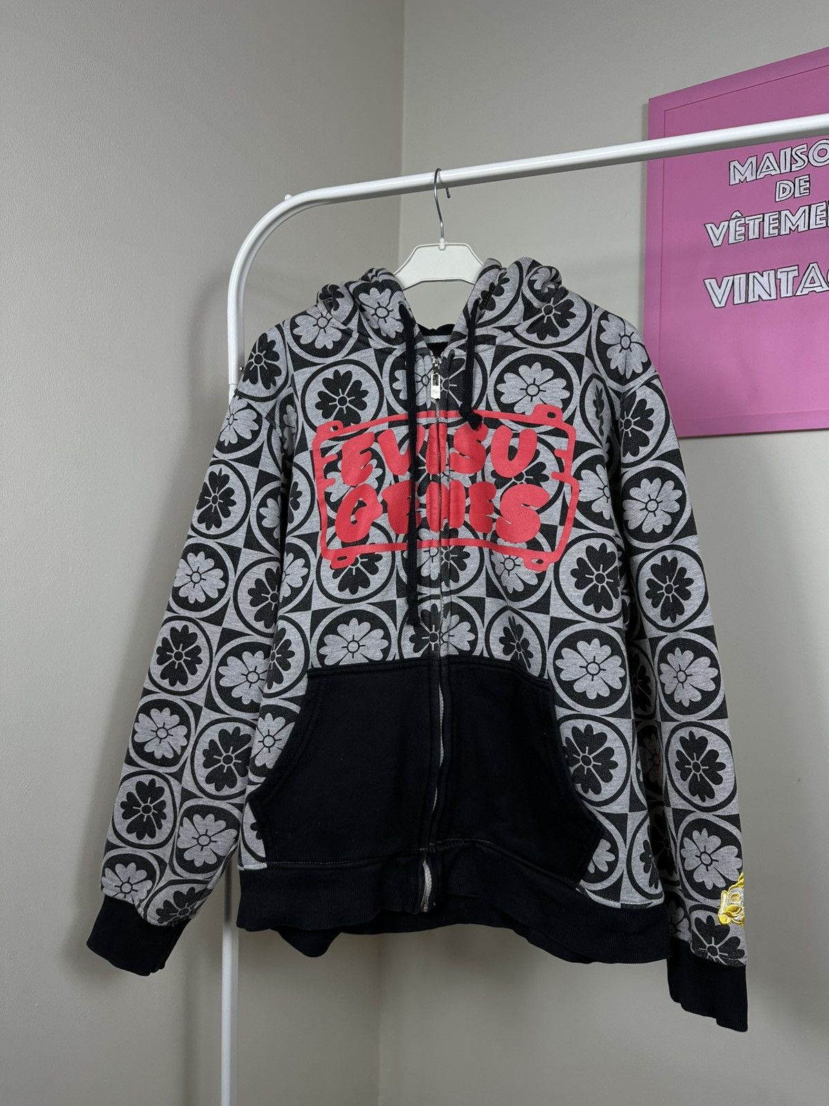 Evisu Evisu Graphic Full Print Zip Hoodie Vintage Embroidered Size US XL / EU 56 / 4 - 4 Thumbnail