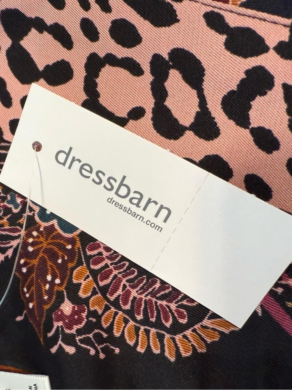 Other Dressbarn boho top paisley floral leopard print SZ SM Size S / US 4 / IT 40 - 7 Thumbnail