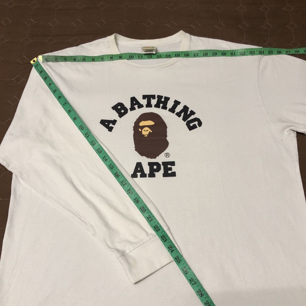 Bape College 3XL L/S Tee Size US XXL / EU 58 / 5 - 9 Thumbnail