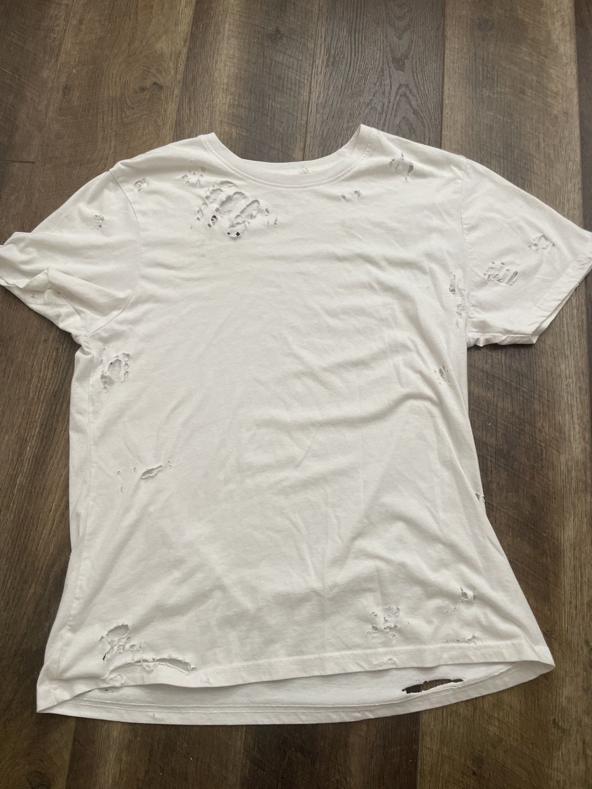 Other × Other UK Ripped/Distressed White T Size US L / EU 52-54 / 3 - 1 Thumbnail