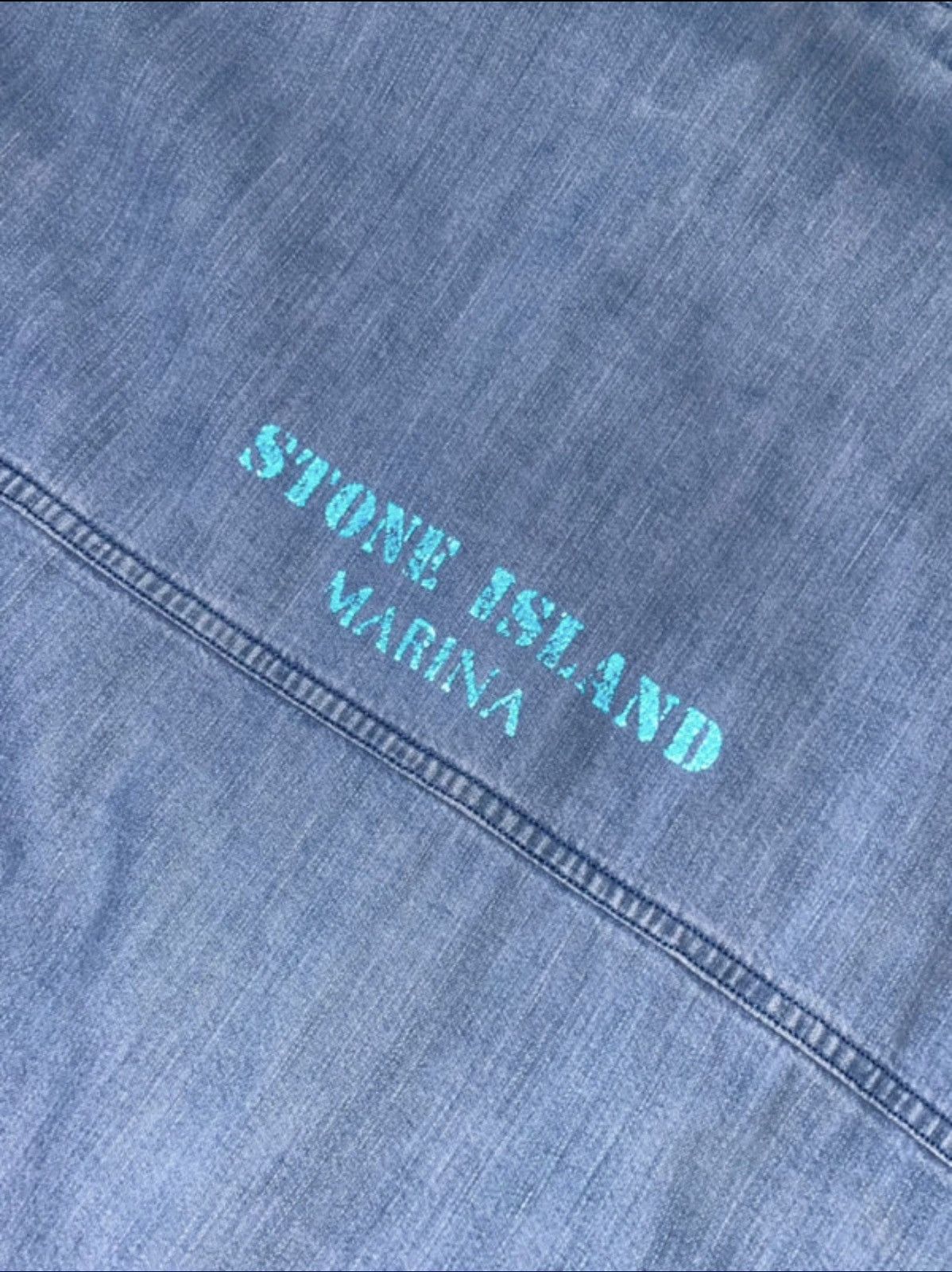Stone Island Stone Island Marina denim jacket reflective logo 80s Size US L / EU 52-54 / 3 - 18 Thumbnail