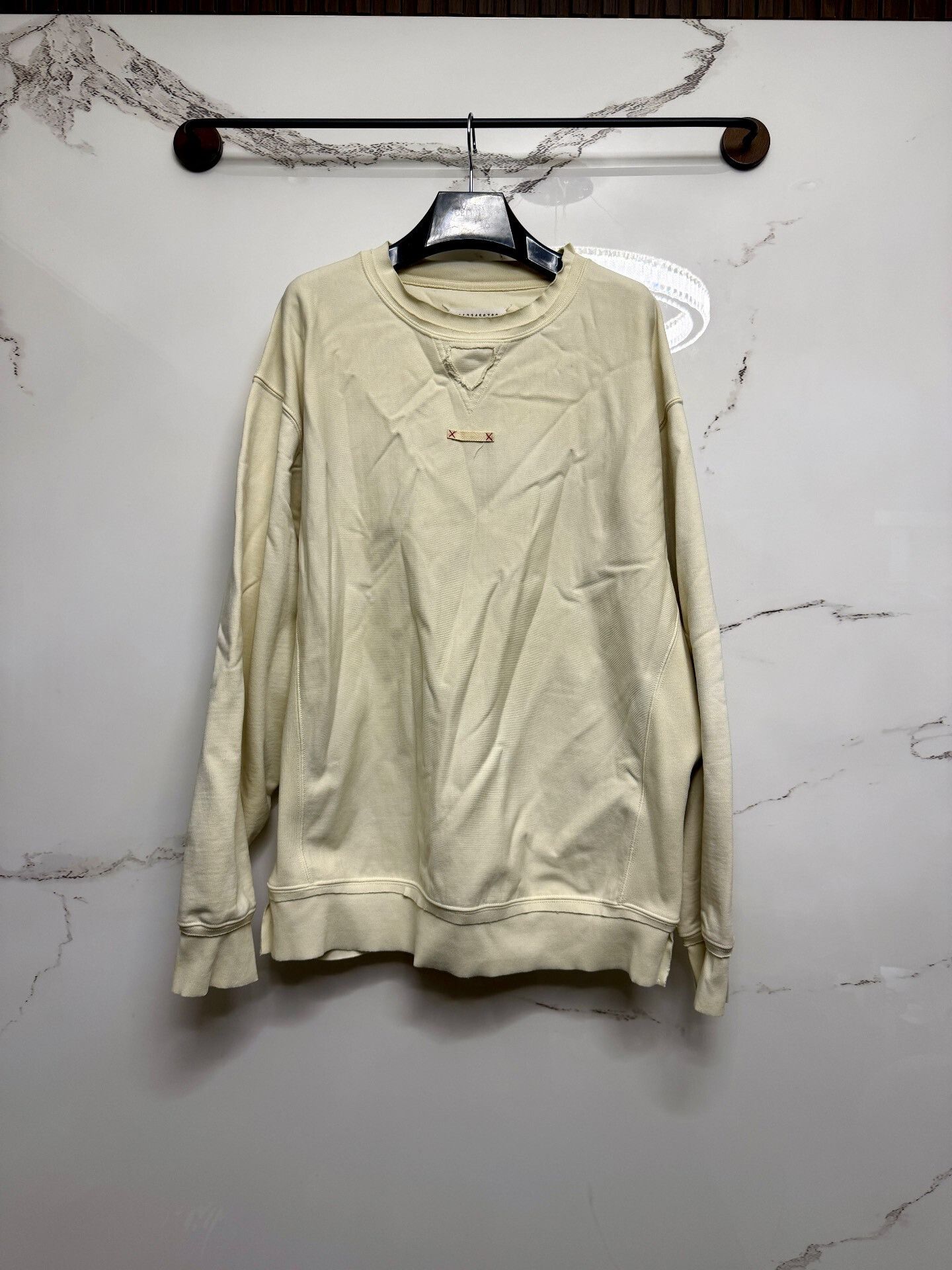 Maison Margiela maison margiela distressed patch sweatshirt Size US M / EU 48-50 / 2 - 1 Thumbnail