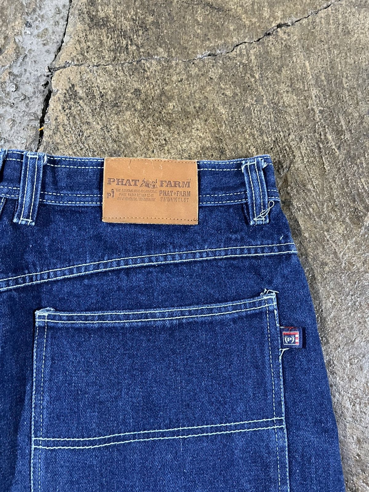 JNCO × Phat Farm × Vintage Crazy Y2K Phat Farm Carpenter Shorts Baggy Skater Jorts JNCO Size US 36 / EU 52 - 5 Thumbnail