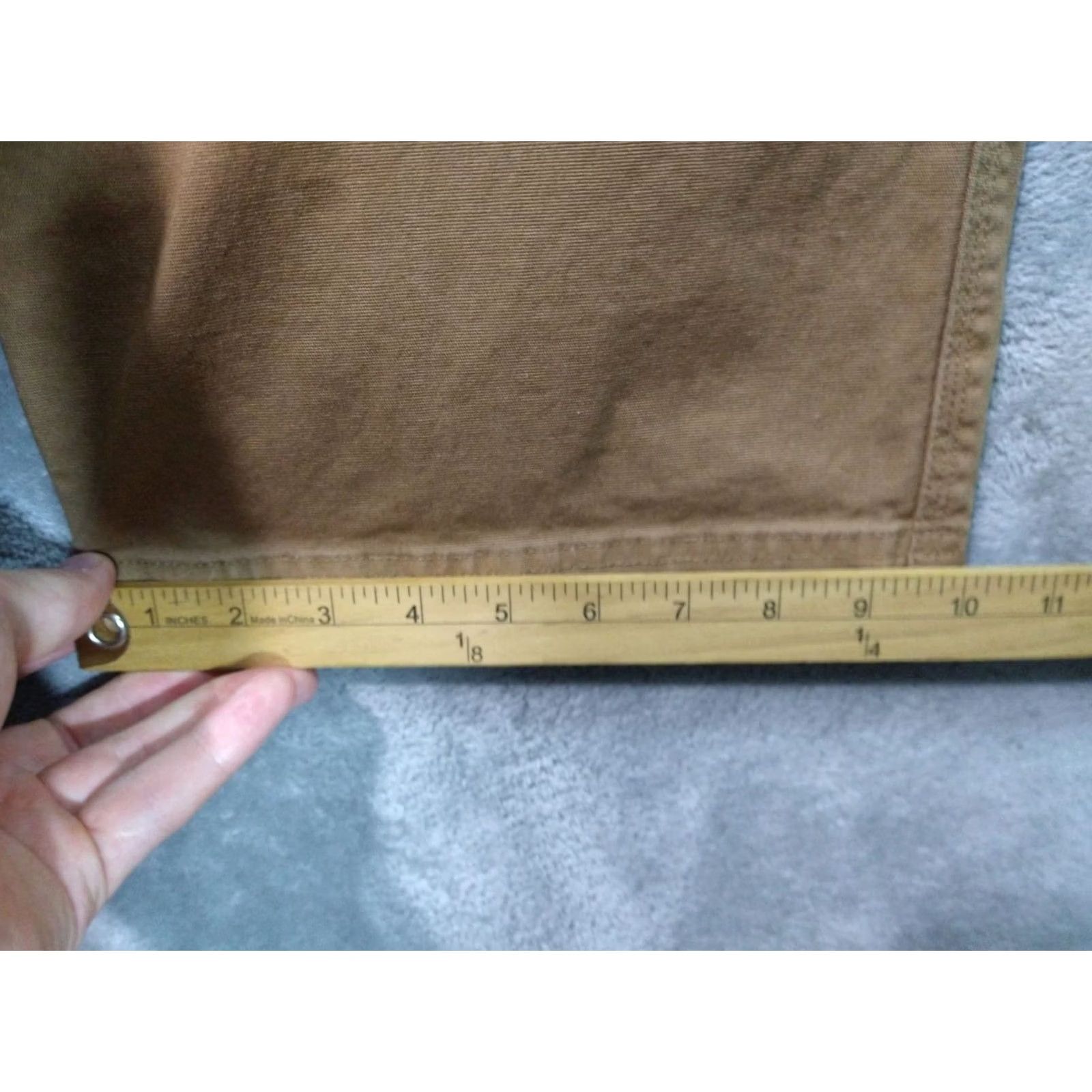 Duluth Trading Company Duluth Trading Co. Pants Mens 48x30 Canvas Flex Fire Hose Cargo Straight Leg Brown Regular 48 30 Inseam Workwear Mens Pants Size US 32 / EU 48 - 6 Thumbnail