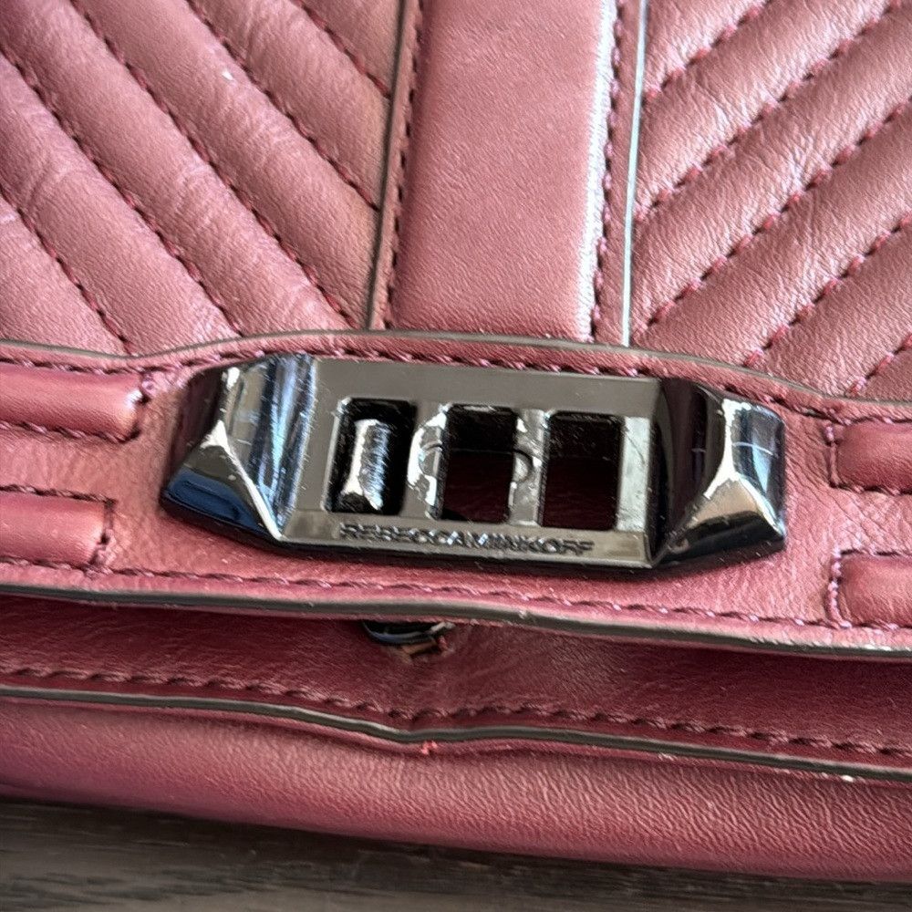 Rebecca Minkoff Rebecca Minkoff Women’s Crossbody Bag Dark Burgundy Leather Size ONE SIZE - 9 Thumbnail