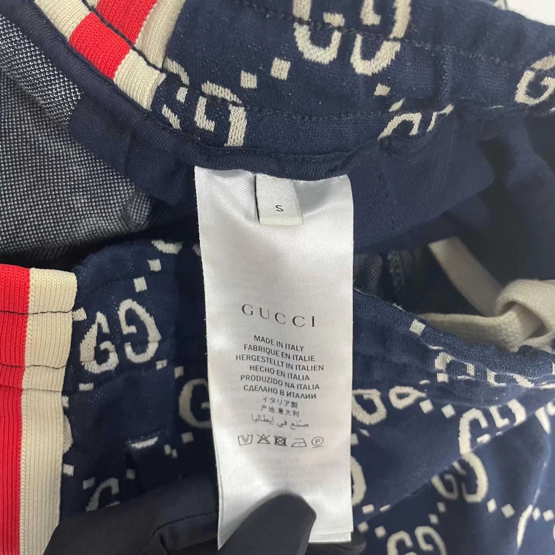 Gucci Gucci GG Cotton Blue Pants S 251114VHHYS01 Size 26" / US 2 / IT 38 - 6 Thumbnail