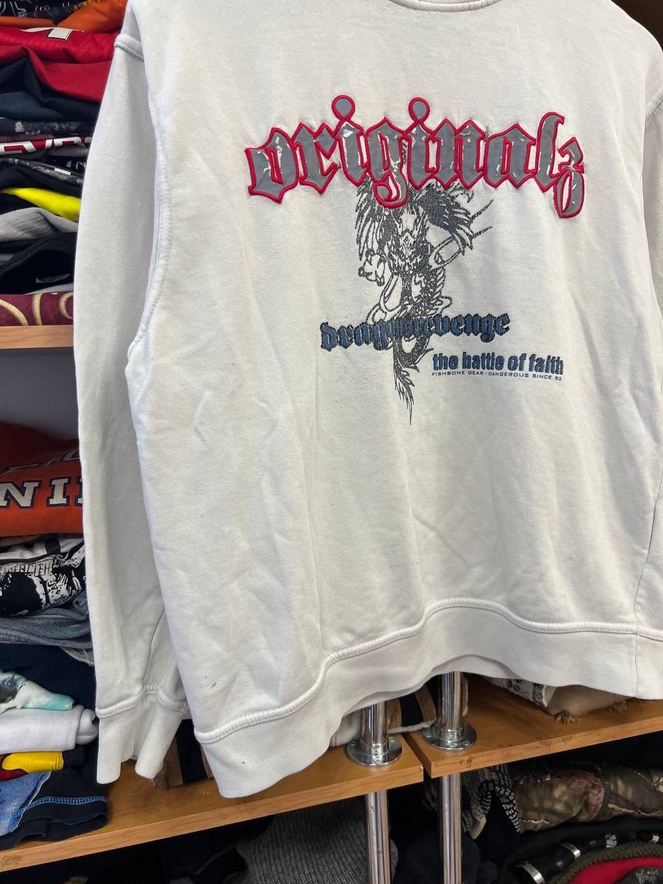 Vintage Fishbone Vintage Unique Y2K / 90s Crewneck Sweatshirt Size US M / EU 48-50 / 2 - 4 Thumbnail