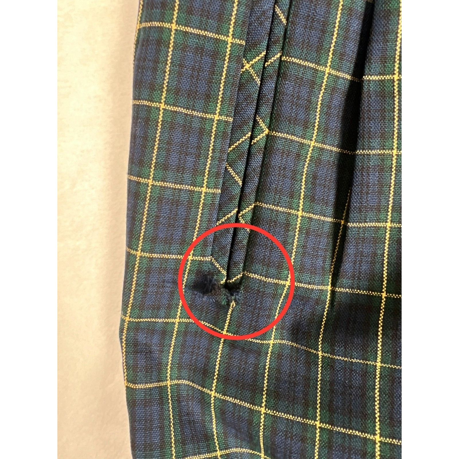 Pendleton Vintage Pendleton Pants Womens 16 Blue Plaid Wool Pleated Ta Size 32" / US 10 / IT 46 - 6 Thumbnail
