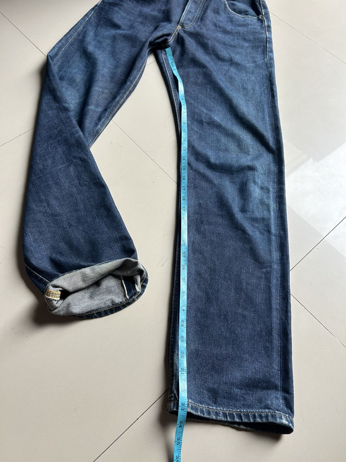Lee LEE Riders Sanforized Selvedge Jeans Size US 31 - 22 Thumbnail