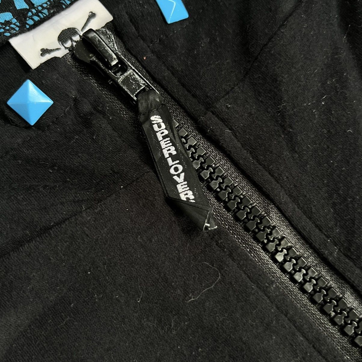 If Six Was Nine 2000s Oversize Lovers Rock Vkei Style Skull Zip Hoodie Size US L / EU 52-54 / 3 - 6 Thumbnail