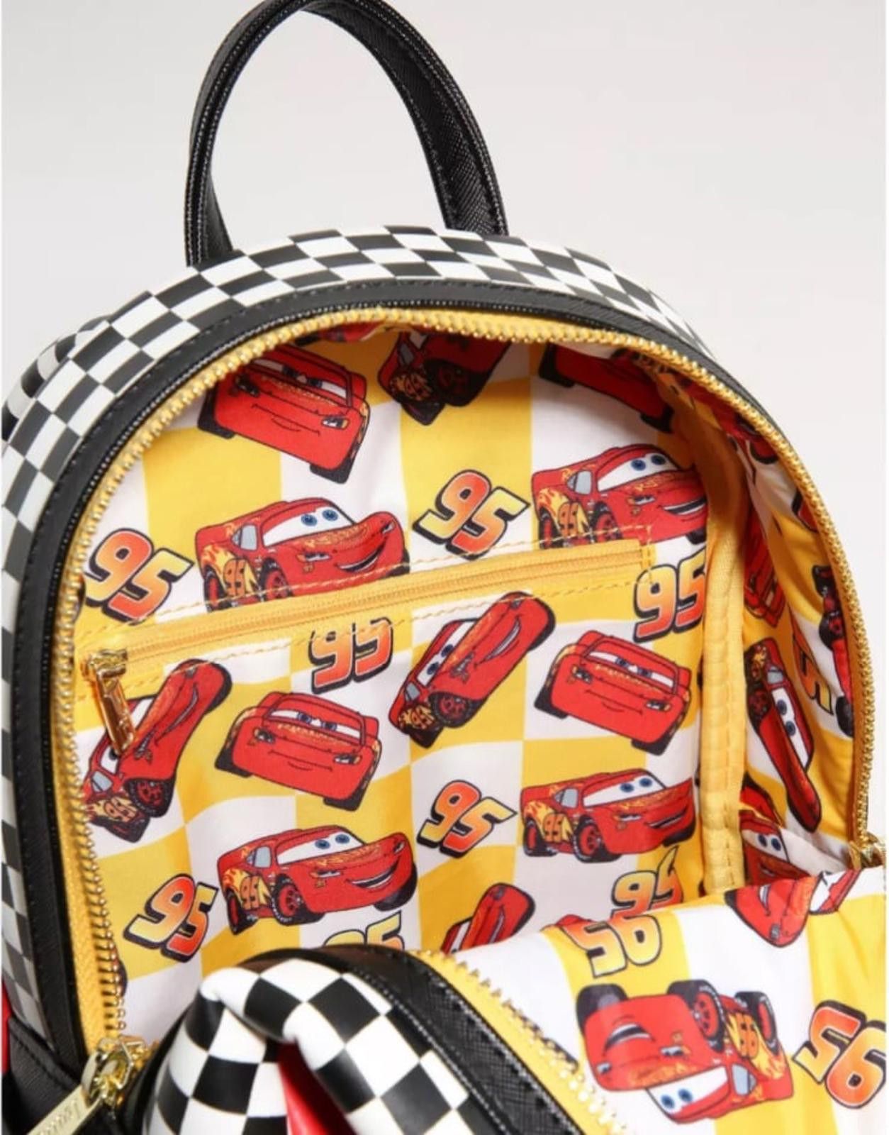 Loungefly Cars Lightning McQueen Rust-eze LU Mini Backpack