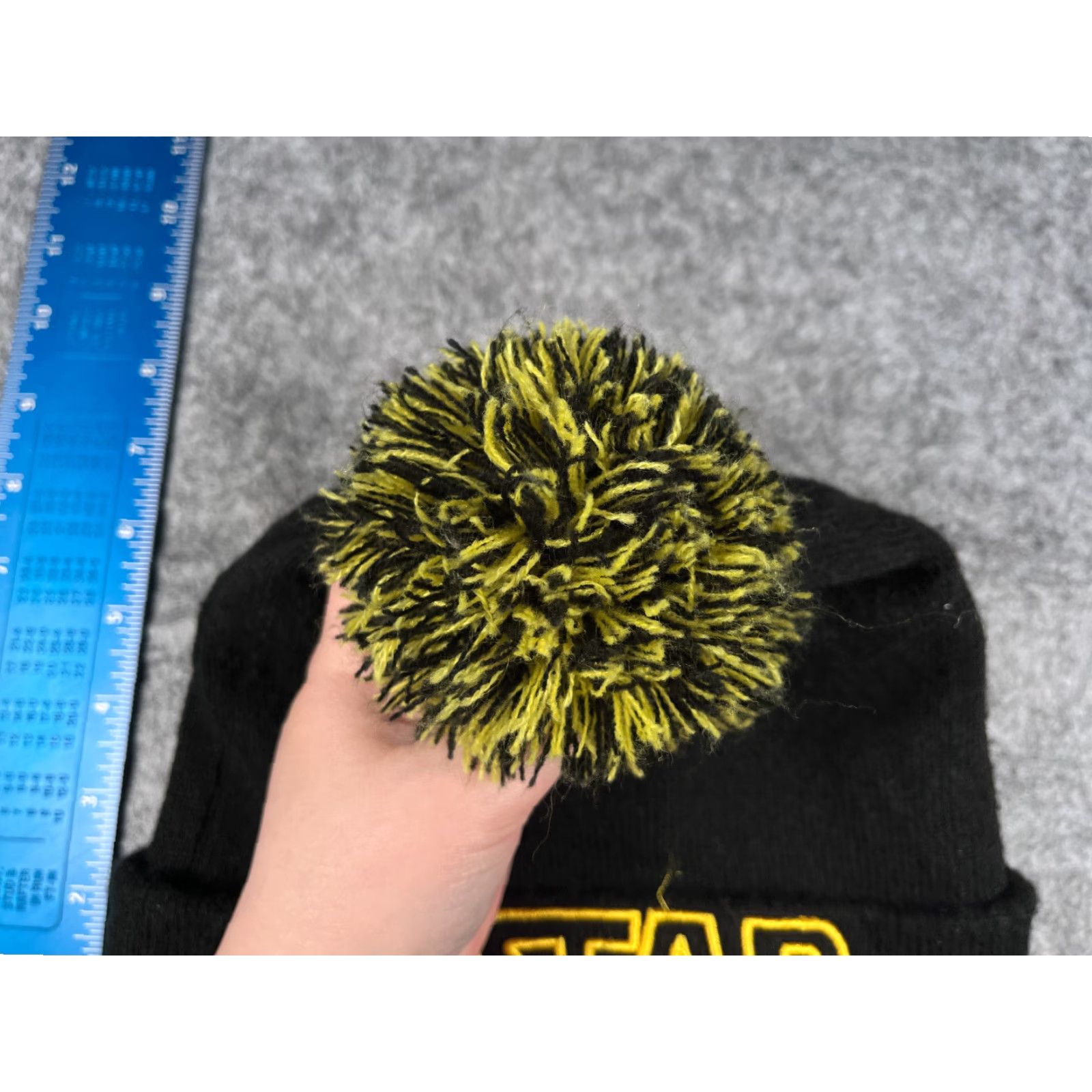 New Era New Era Beanie Hat Unisex Adults One Size Black Yellow Knit 100% Acrylic 90s Star Wars Vintage? Size ONE SIZE - 4 Thumbnail