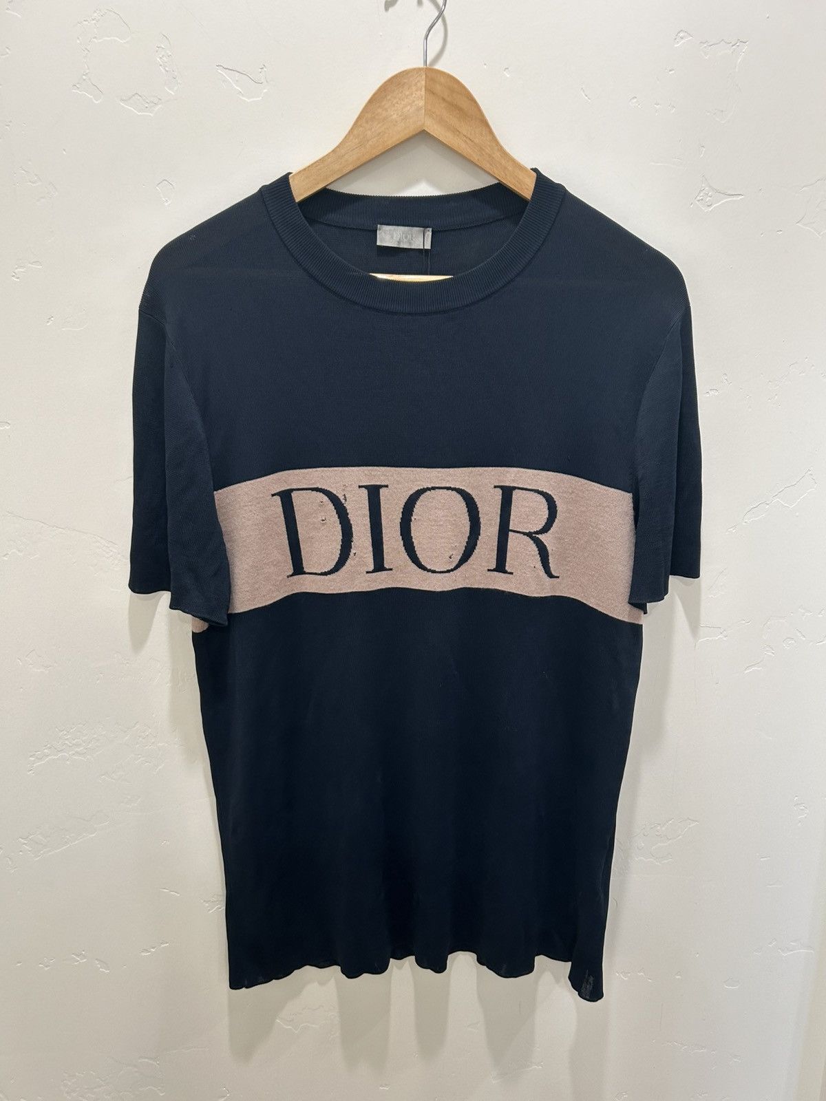 Dior Dior Knit Stretch Tee Size US M / EU 48-50 / 2 - 1 Thumbnail