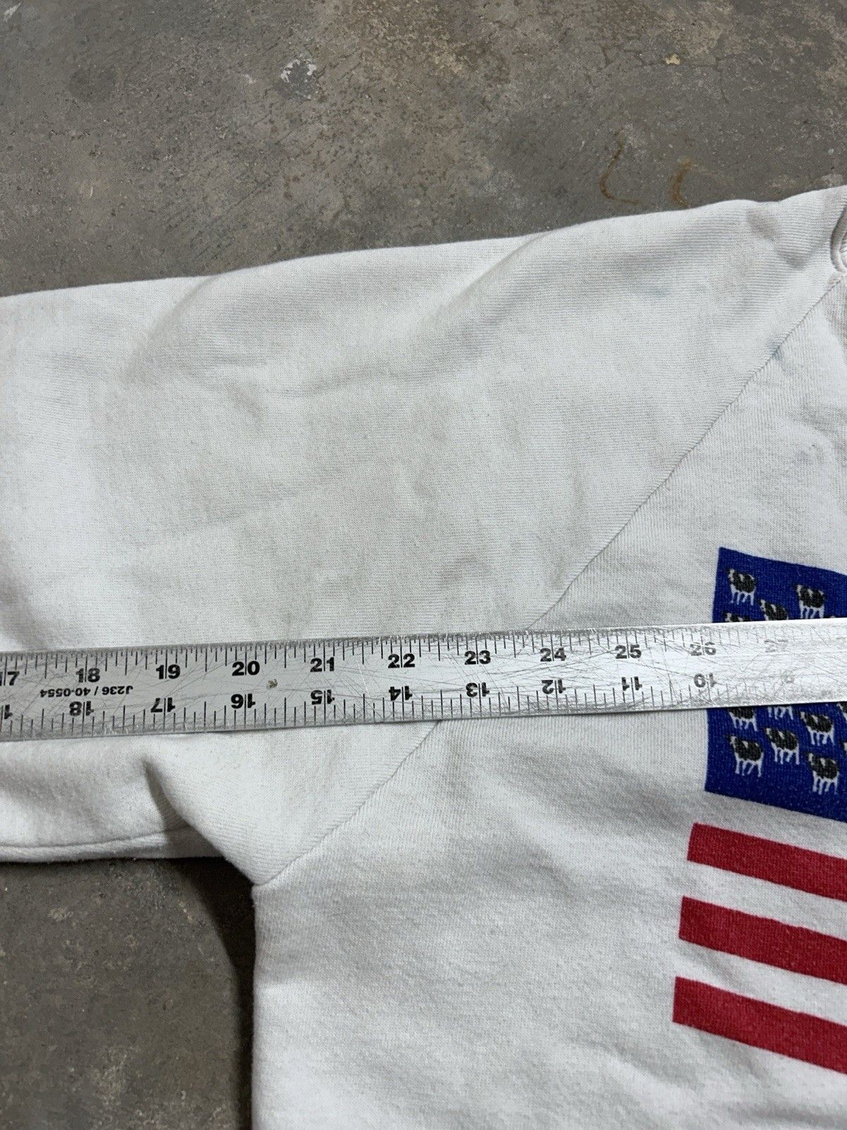 Jerzees Vintage 80’s Holy Cow Flag Graphic Sweatshirt Size Large Size US L / EU 52-54 / 3 - 10 Thumbnail
