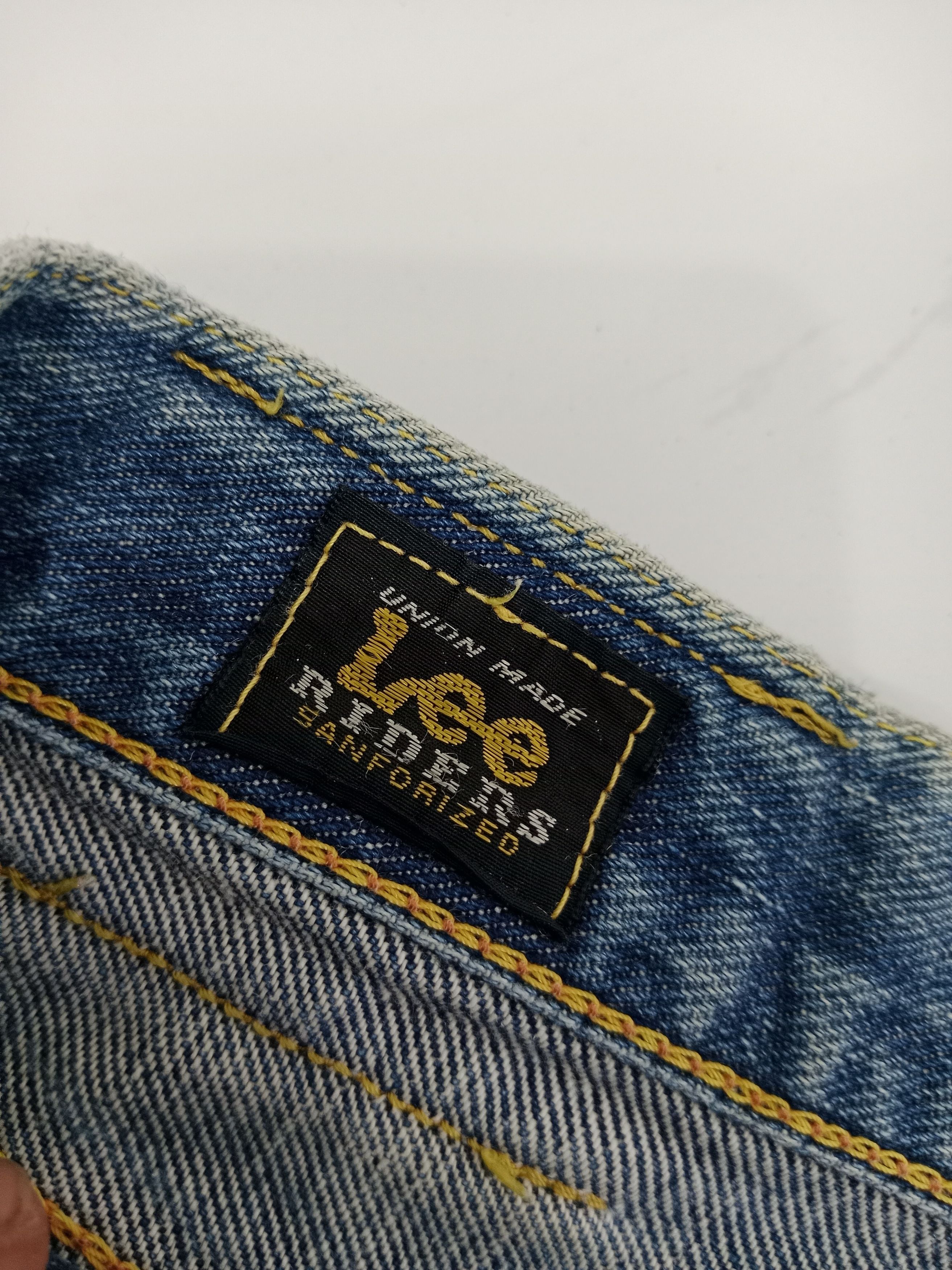 Lee Vintage LEE Riders Union Made Selvedge Distressed Jeans Size US 30 / EU 46 - 10 Thumbnail