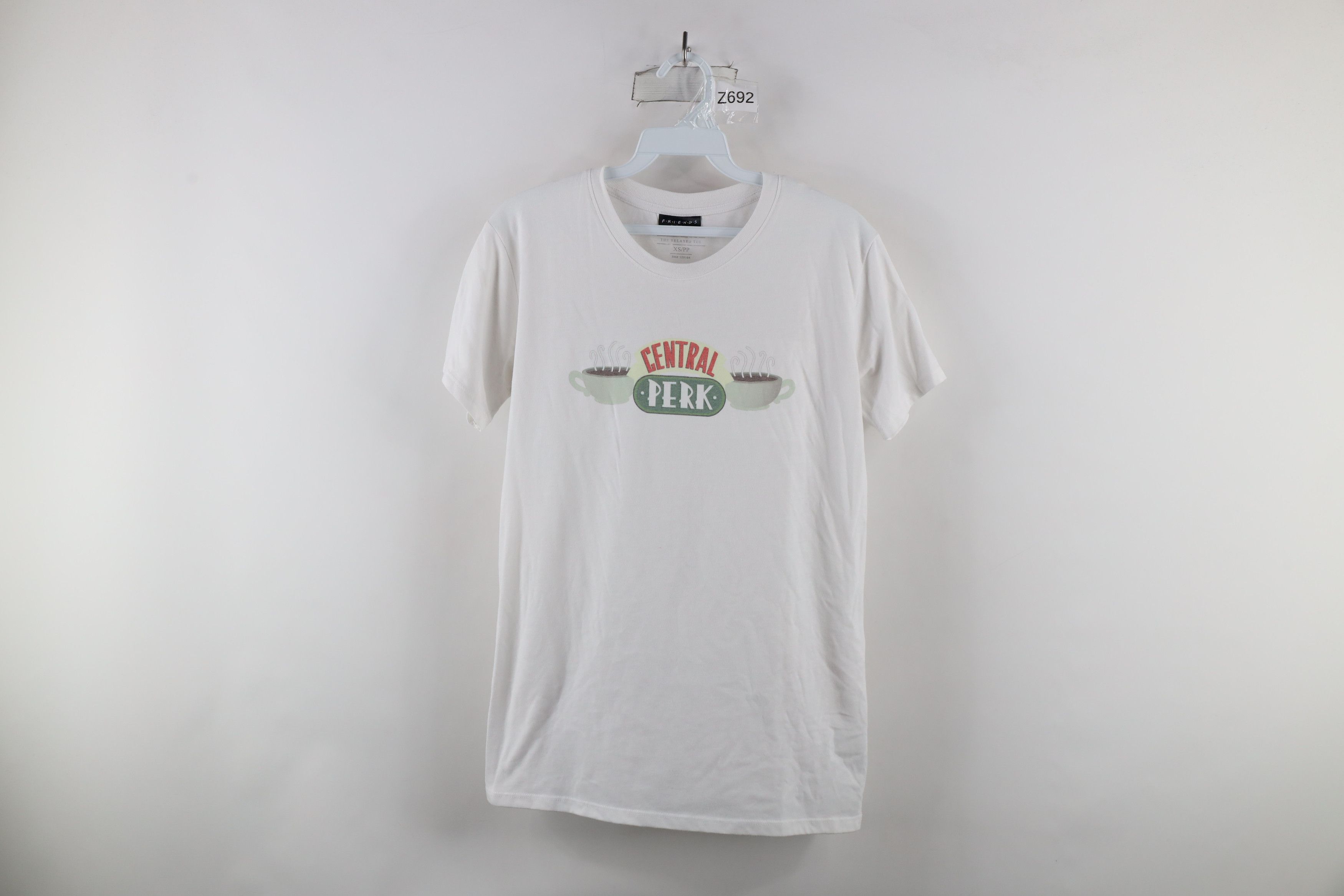 Vintage Retro Friends The TV Series Central Perk Coffee T-Shirt Size XS / US 0-2 / IT 36-38 - 1 Thumbnail