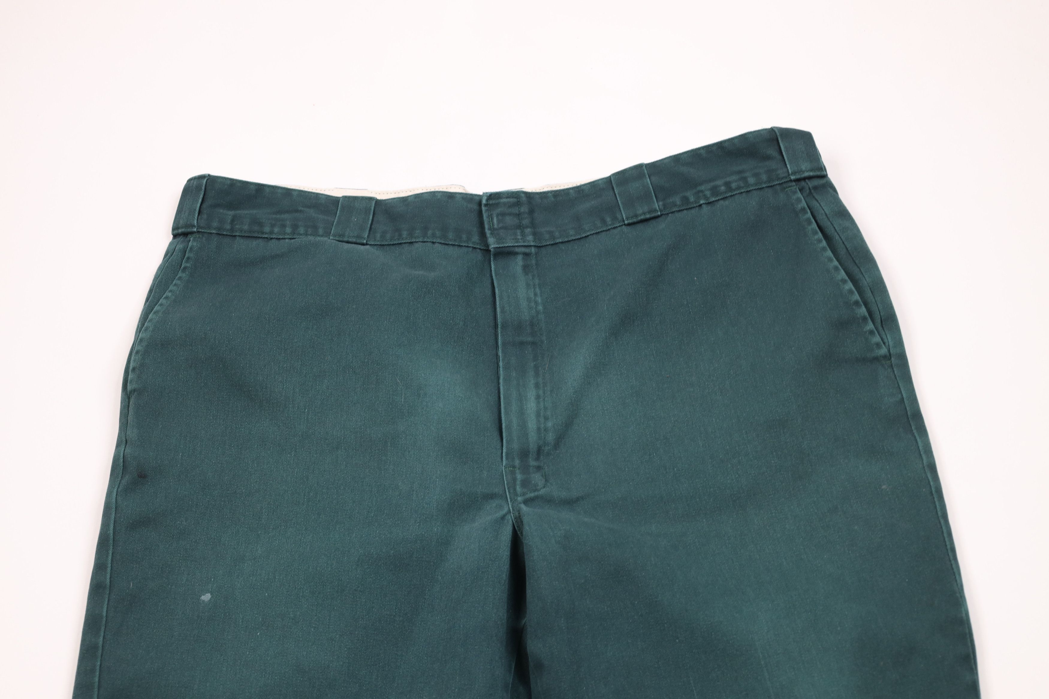Dickies × Vintage Vintage Dickies Spell Out Wide Leg Workwear Pants Green Size US 42 / EU 58 - 2 Thumbnail