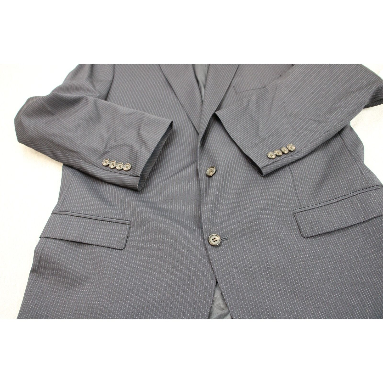 Lauren Ralph Lauren Lauren Ralph Lauren Blazer Men 46L Navy Blue Striped Size 46L - 8 Thumbnail