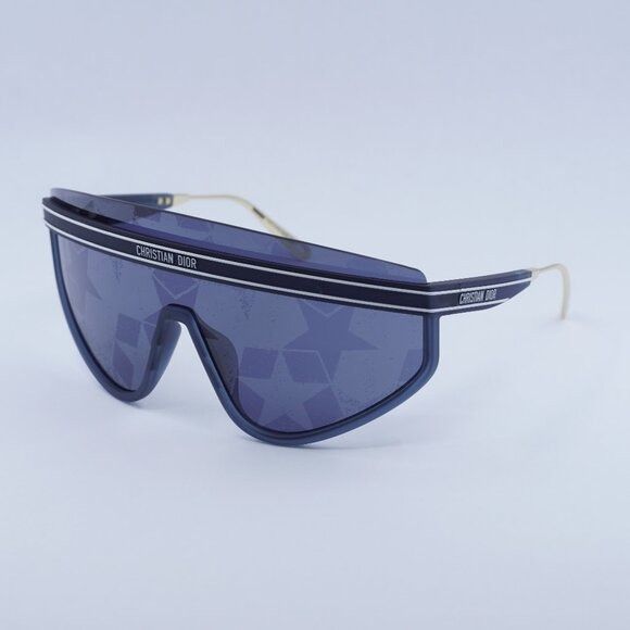 Dior Dior DIORCLUB M2U 31B7 Sunglasses Matte Navy Blue Shield Size ONE SIZE - 1 Thumbnail