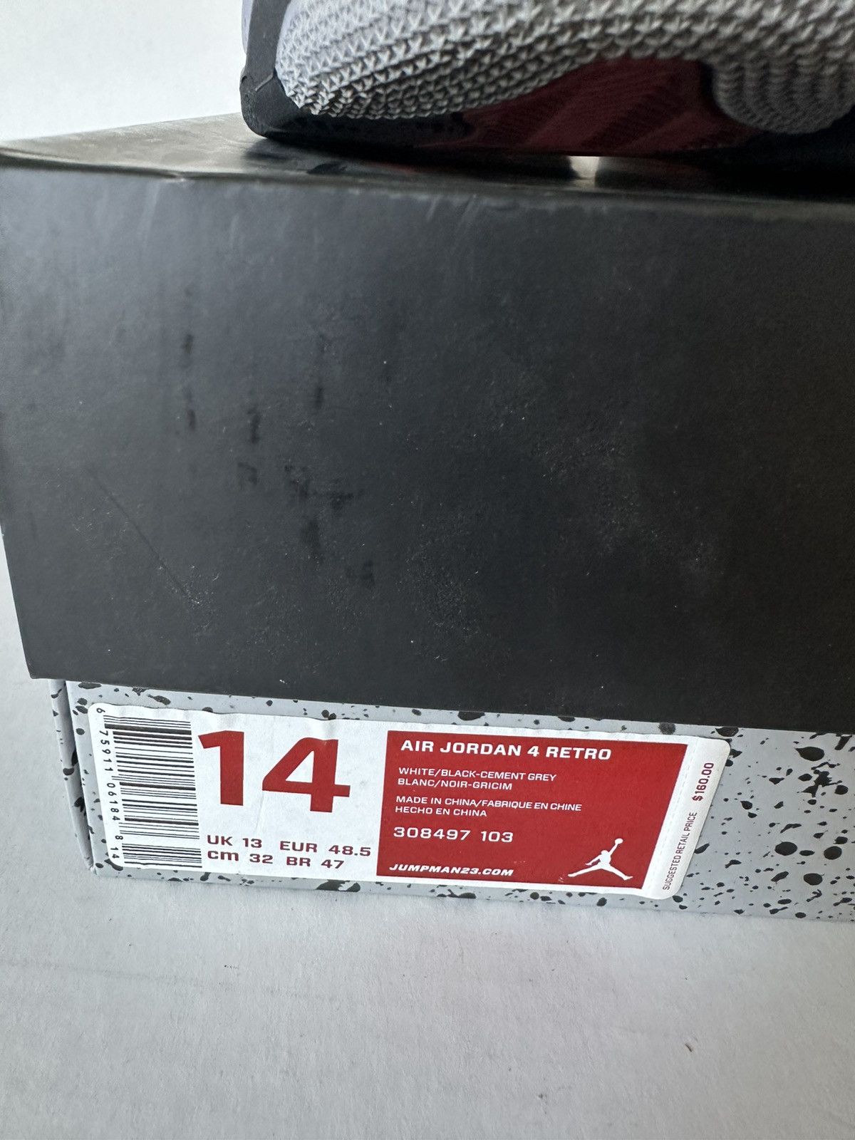 Jordan Brand Jordan 4 White Cement 2012 Size US 14 / EU 47 - 7 Thumbnail