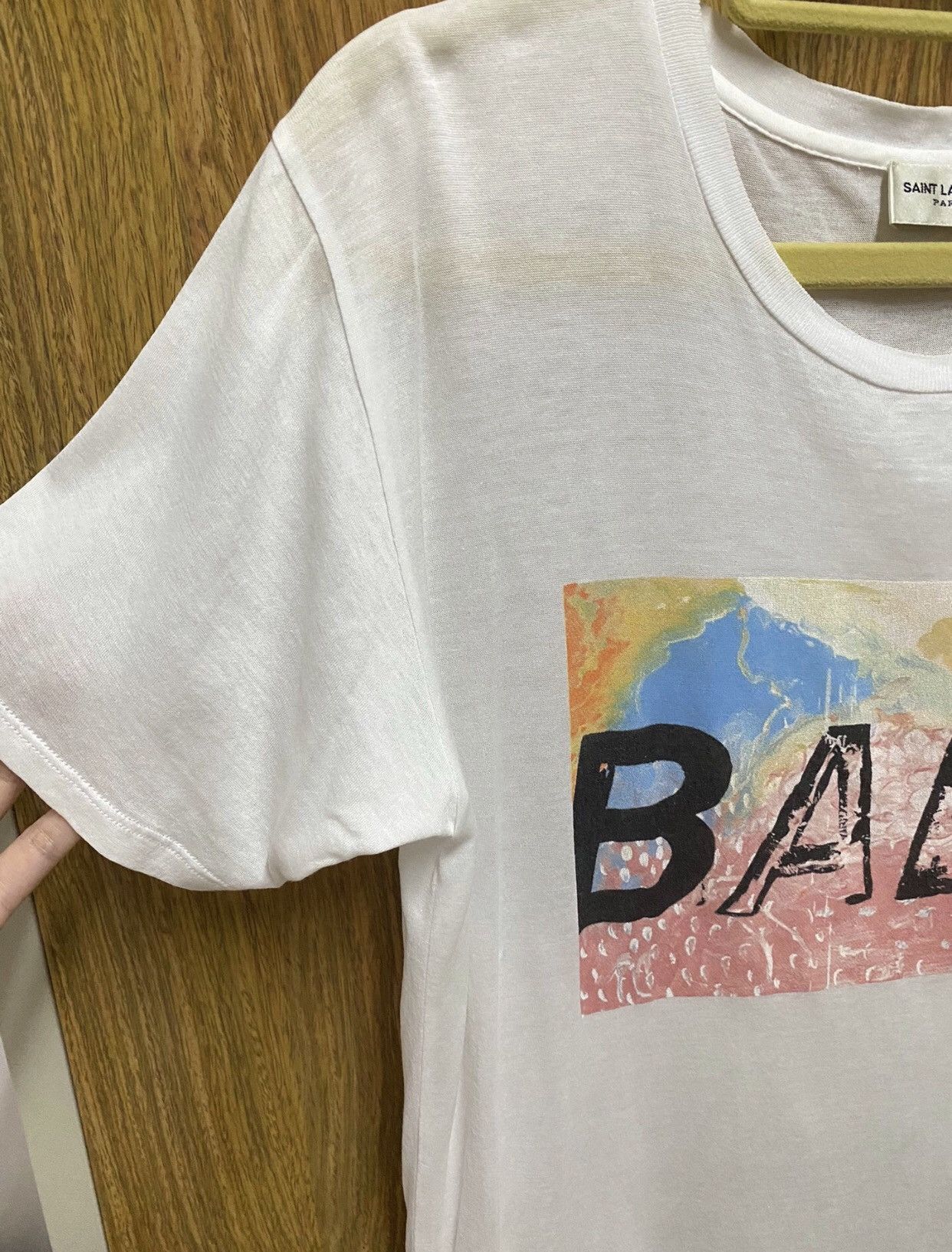 Saint Laurent Paris × Yves Saint Laurent Saint Laurent short sleeved T-shirt2412-Nextarrow Size US S / EU 44-46 / 1 - 4 Thumbnail