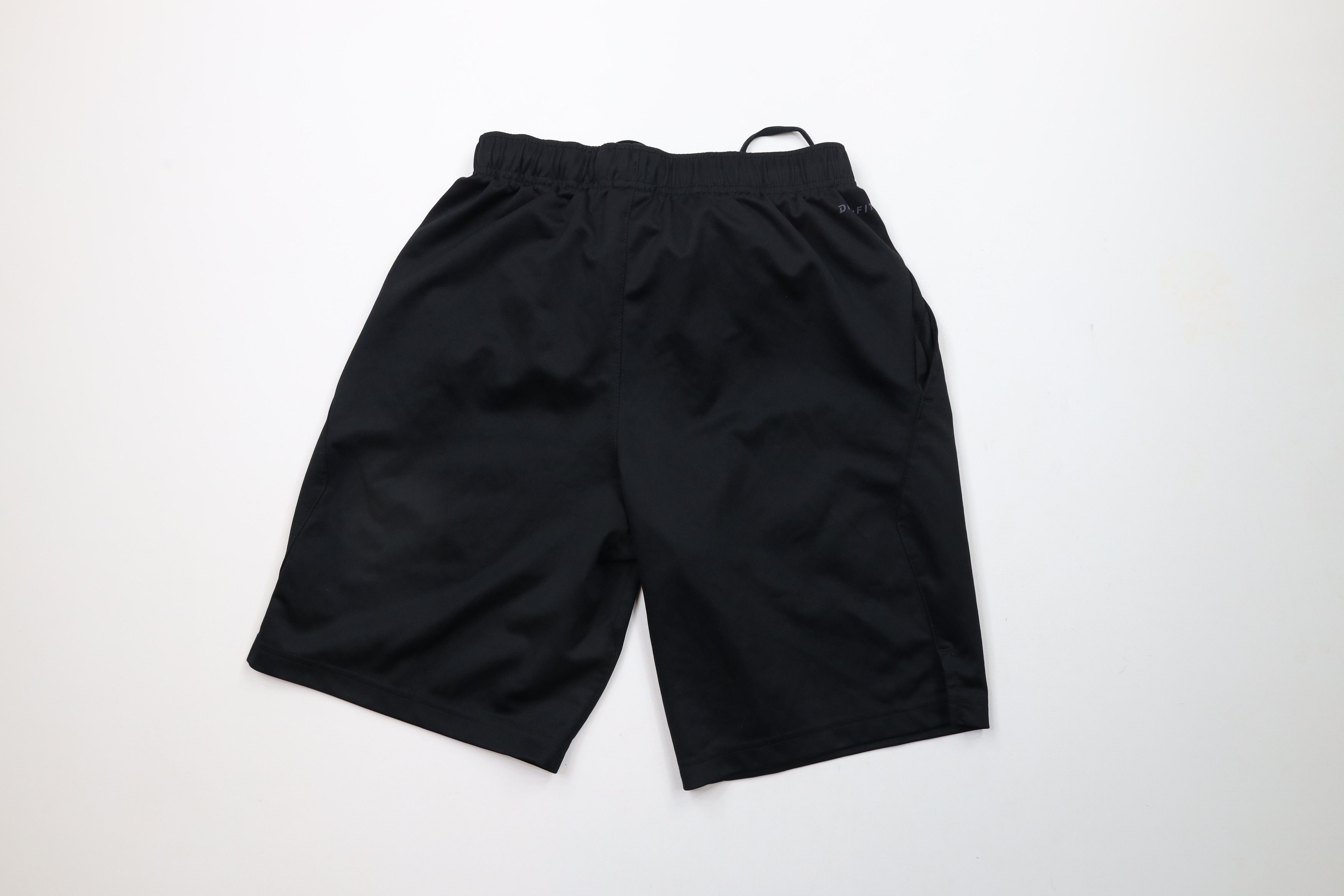 Nike × Vintage Vintage Nike Big Swoosh Above Knee Training Shorts Black Size US 30 / EU 46 - 8 Thumbnail