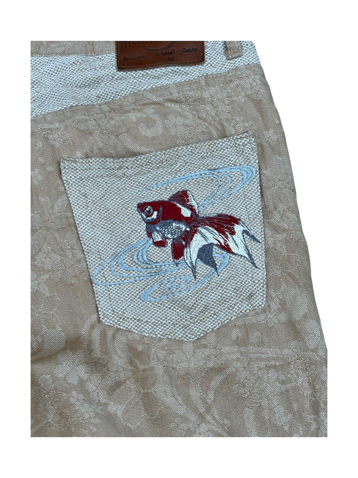 Karakuri Tamashii Karakuri Tamashi Koi Fish Embroidered Floral Pants Size US 40 / EU 56 - 13 Thumbnail