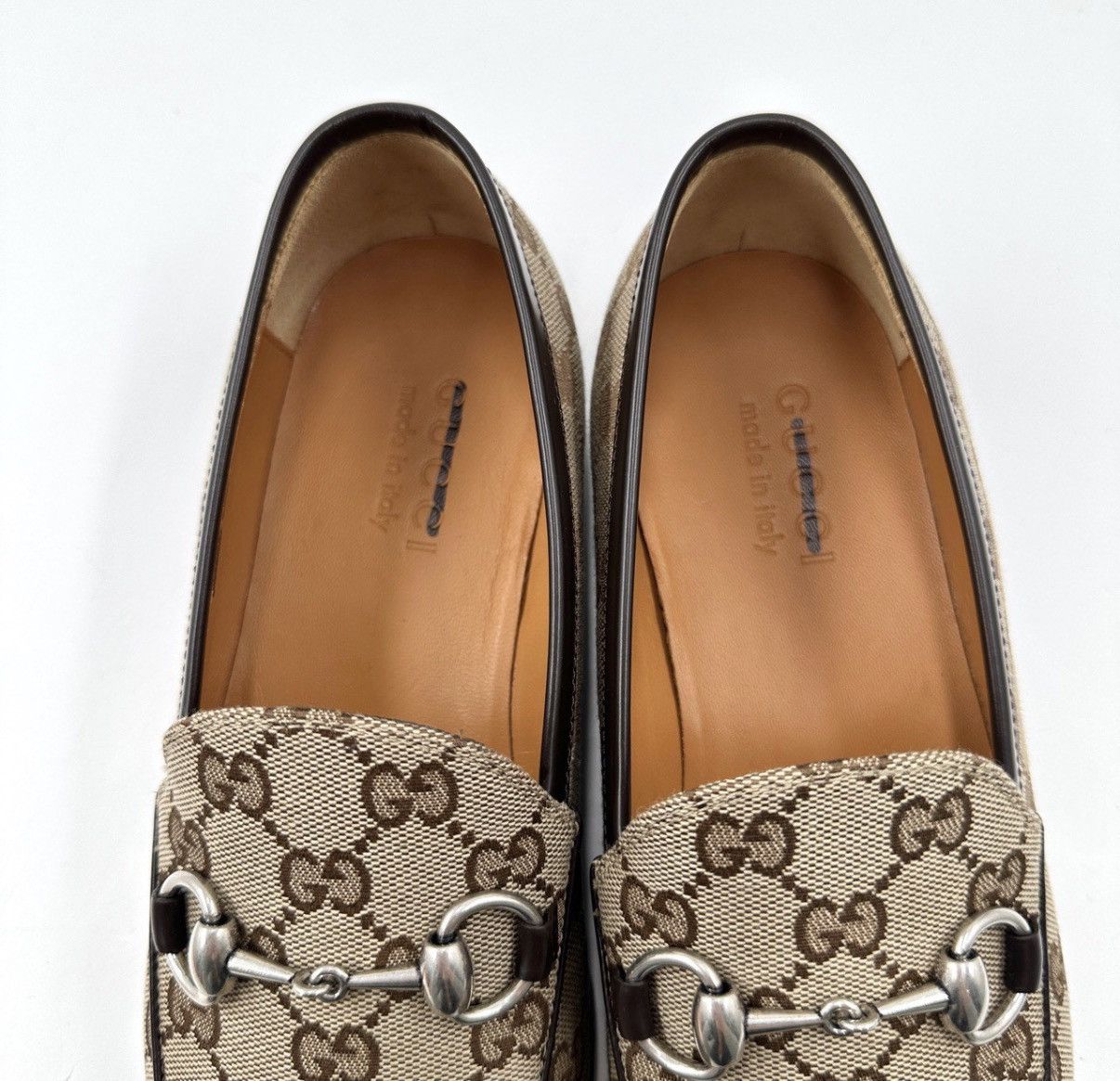 Gucci Gucci/Round-Toe All-Over GG Monogram Loafers K12 Size US 9 / IT 39 - 6 Thumbnail
