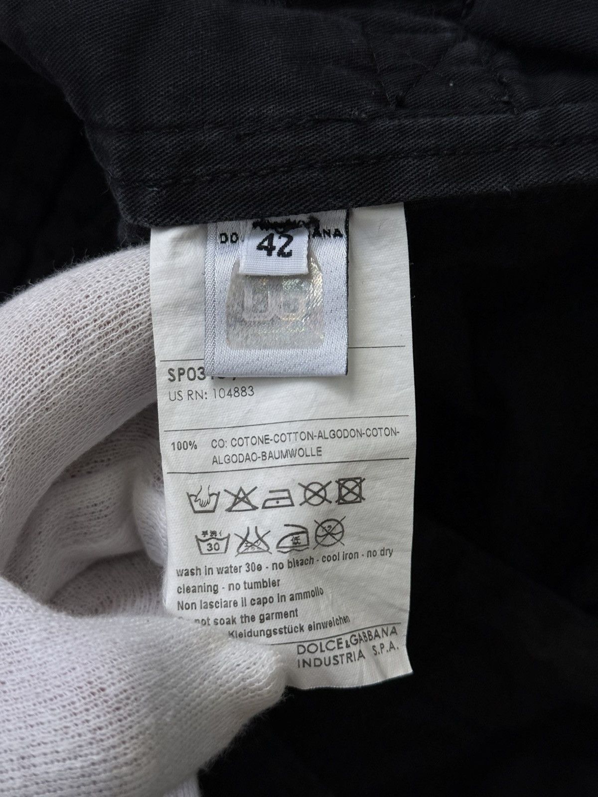 Dolce & Gabbana Vintage Dolce Gabbana Cargo Pants Archive Size 28" / US 6 / IT 42 - 7 Thumbnail