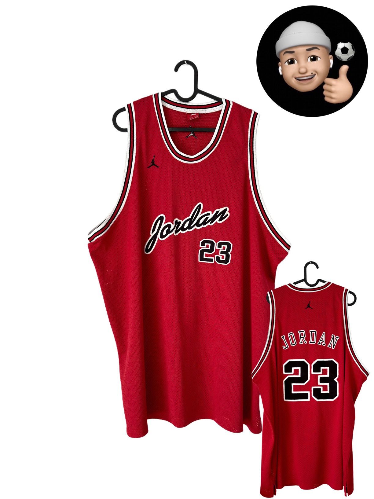 NBA Chicago Bulls Jordan Vintage Nike Basketball Jersey Tank Top Size US XXL / EU 58 / 5 - 1 Thumbnail