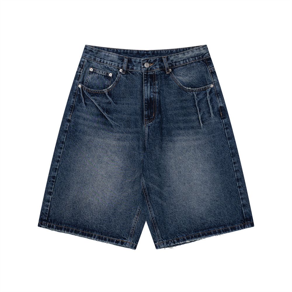 Vintage Men's Vibe washed distressed denim shorts Size US 32 / EU 48 - 1 Thumbnail