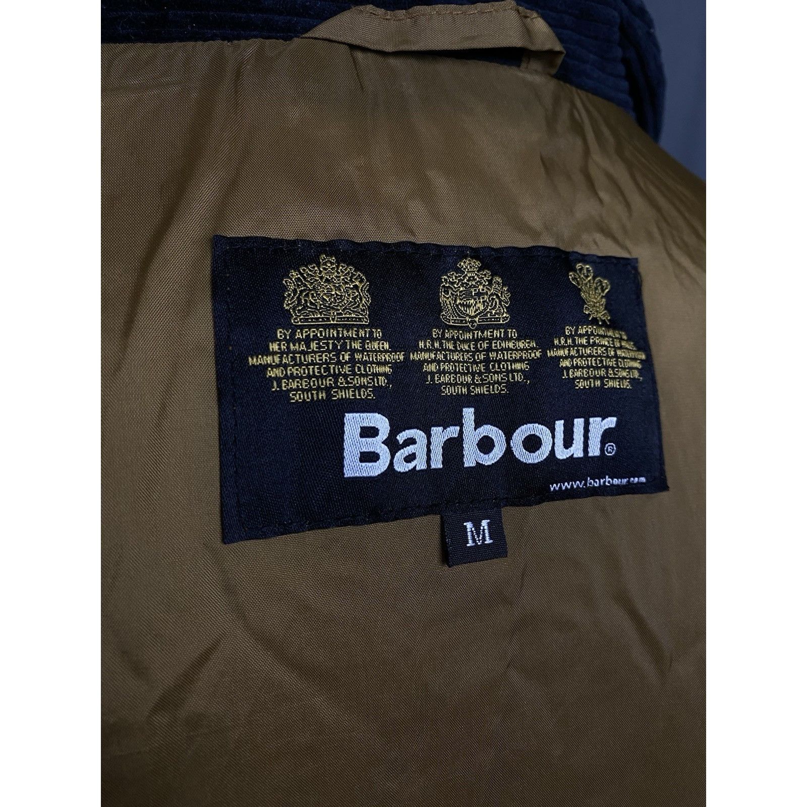 Barbour MINT! Barbour Hoxun Men's Blue Quilted Jacket Size M Size US M / EU 48-50 / 2 - 11 Thumbnail