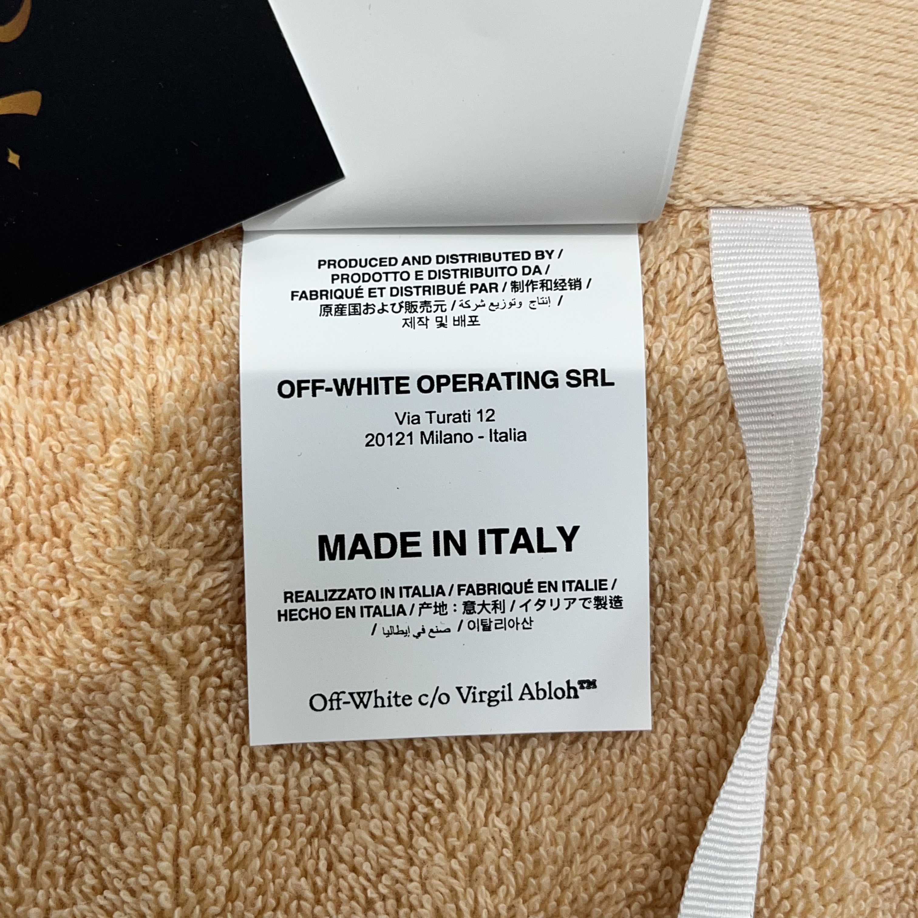 Off-White Off-White Bookish Logo-Jacquard Set Of Two Towels Size ONE SIZE - 8 Thumbnail
