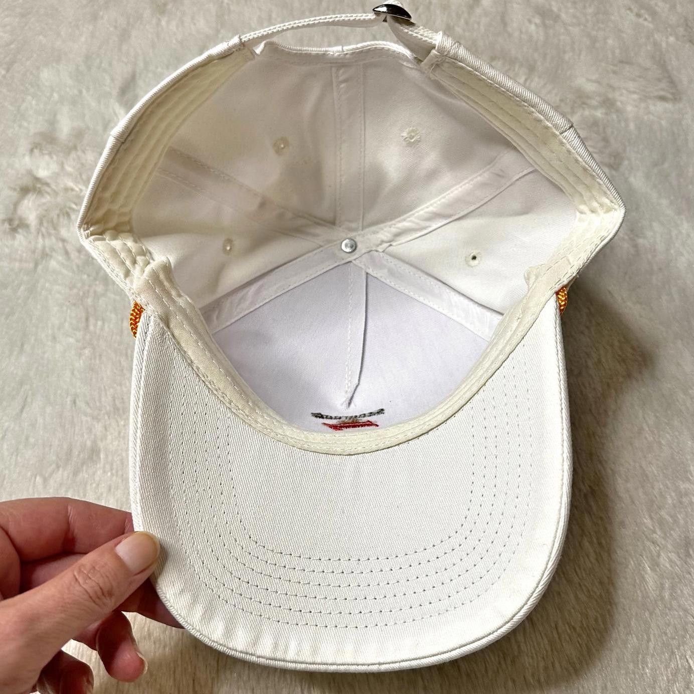 Vintage Vintage Seagram's 7 Crown Whiskey Trucker Cap White Size ONE SIZE - 6 Thumbnail