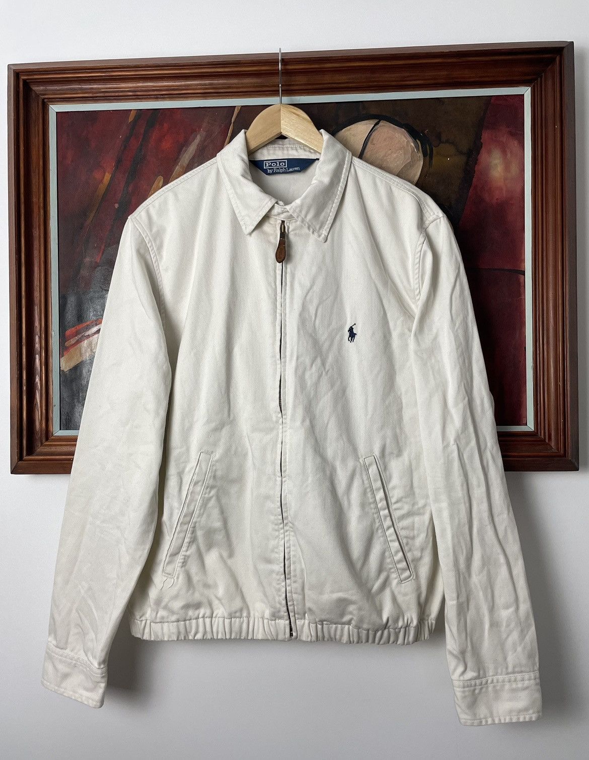 Ralph Lauren Polo Ralph Lauren Vintage Beige Jacket Casual 90s Mini Logo Size US S / EU 44-46 / 1 - 1 Thumbnail
