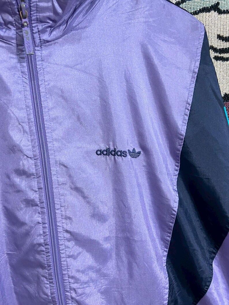 Adidas Vintage 90s Adidas Jacket size L Size US L / EU 52-54 / 3 - 3 Thumbnail