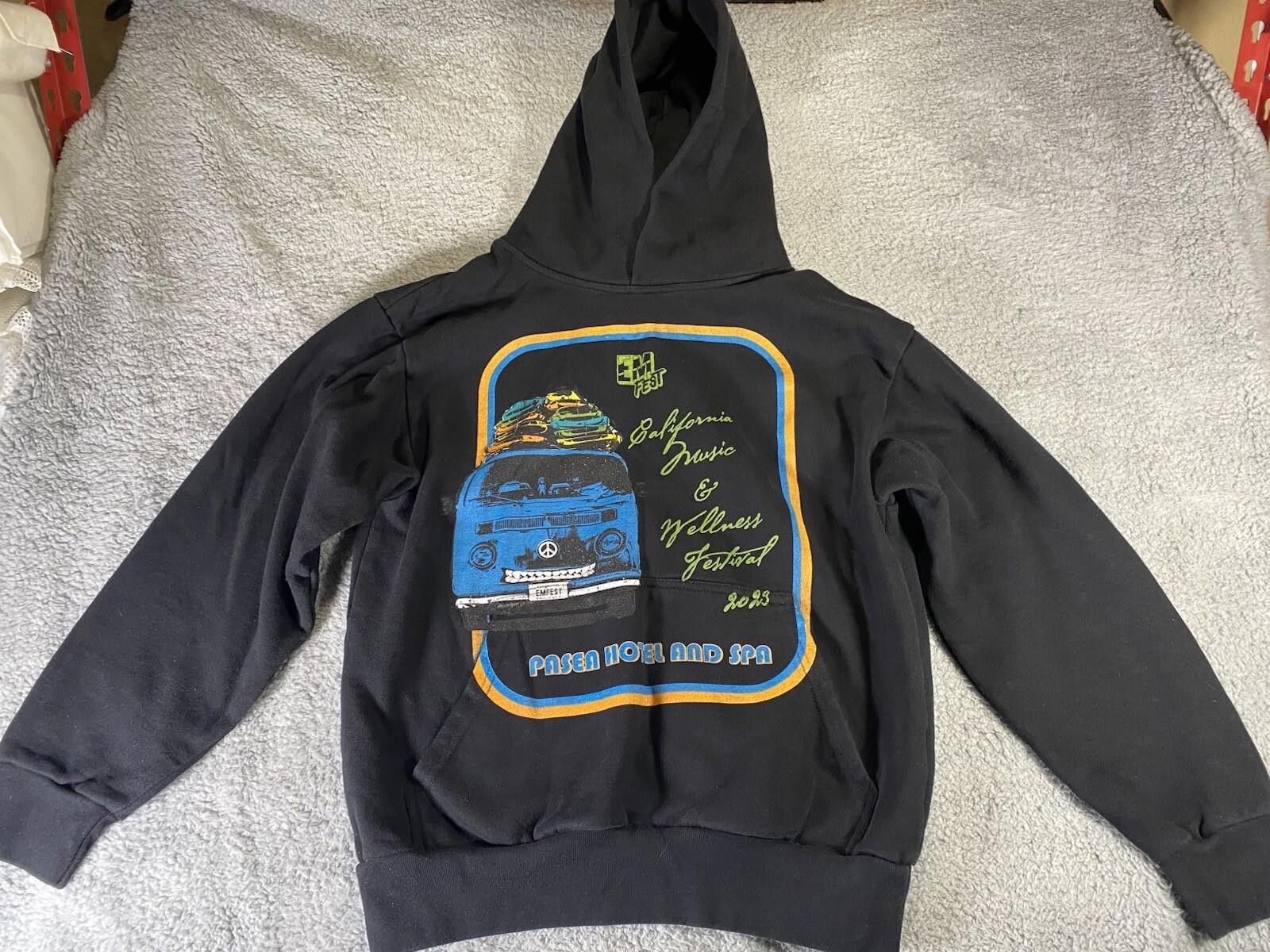 Other EM FEST Hoodie Small Bug Graphic Print California Concert Size US S / EU 44-46 / 1 - 1 Thumbnail