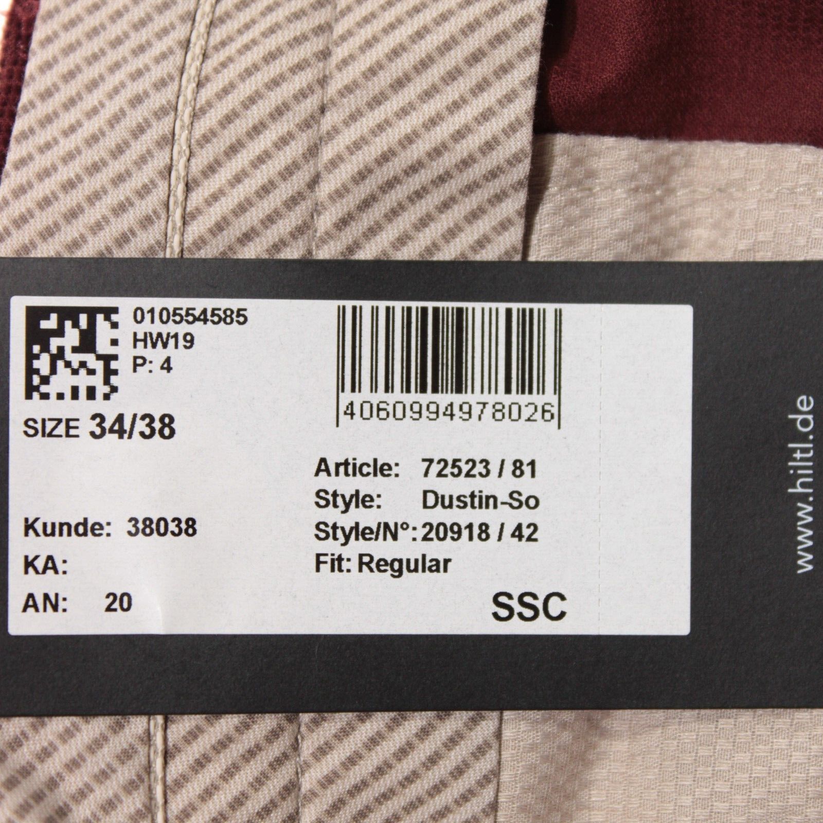 Hiltl Hiltl New with tags Chino Size 34 US In Red Size US 34 / EU 50 - 4 Thumbnail