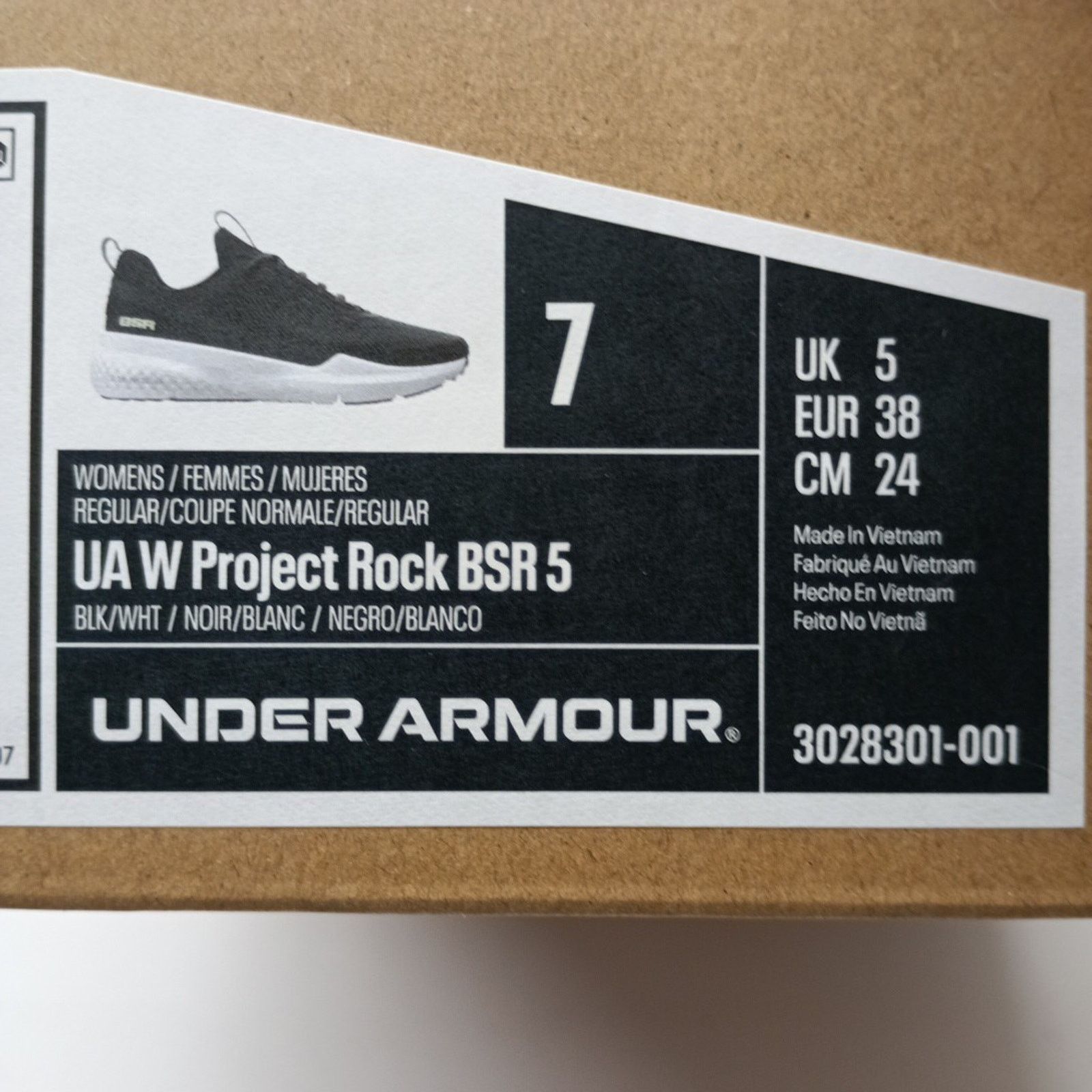 Under Armour Under Armour Project Rock BSR 5 Training Shoes Womens Size 7 Size US 7 / IT 37 - 9 Thumbnail