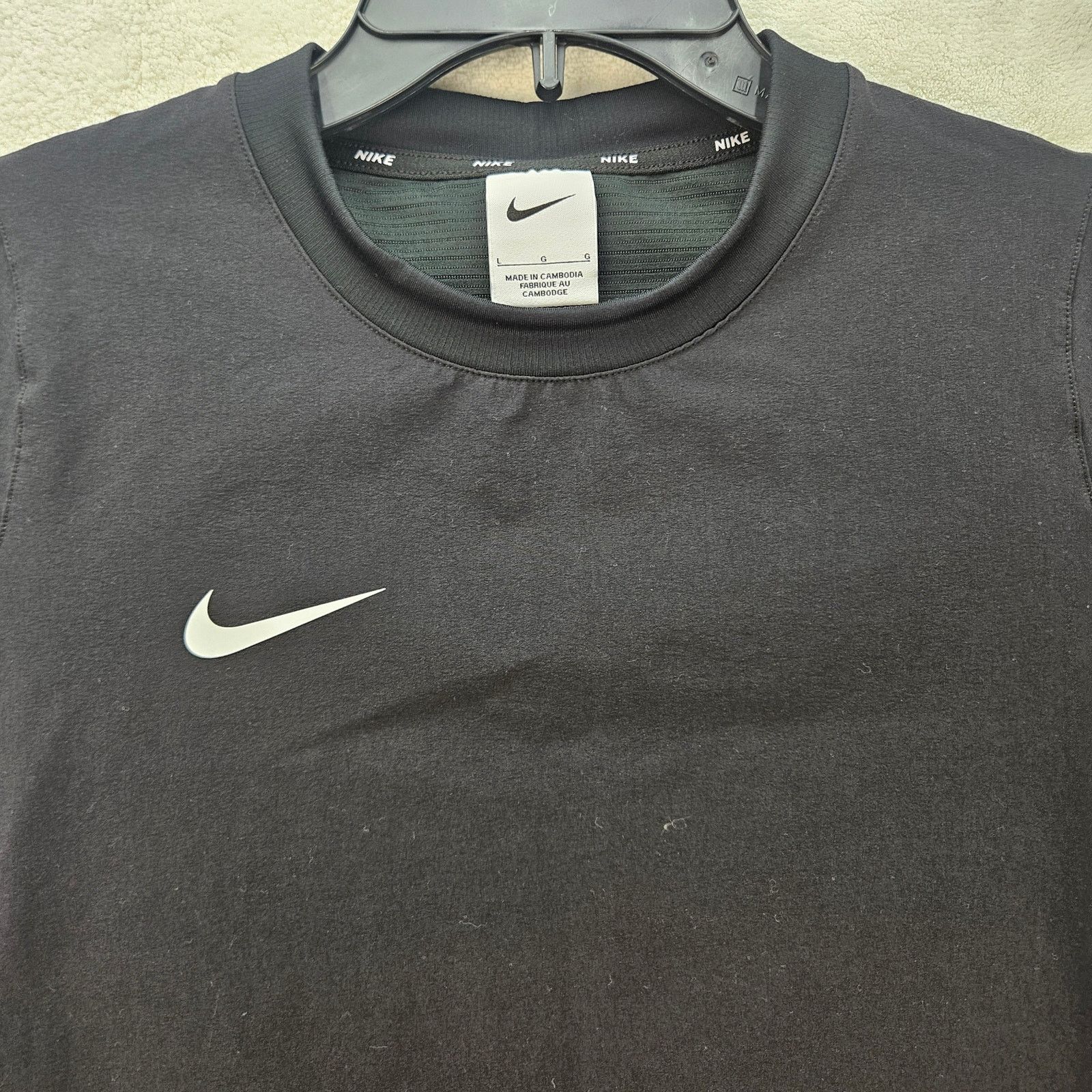 Nike NIKE KIDS LARGE BLACK ACTIVE LONG SLEEVE TSHIRT MATTE WICK Size US L / EU 52-54 / 3 - 2 Thumbnail