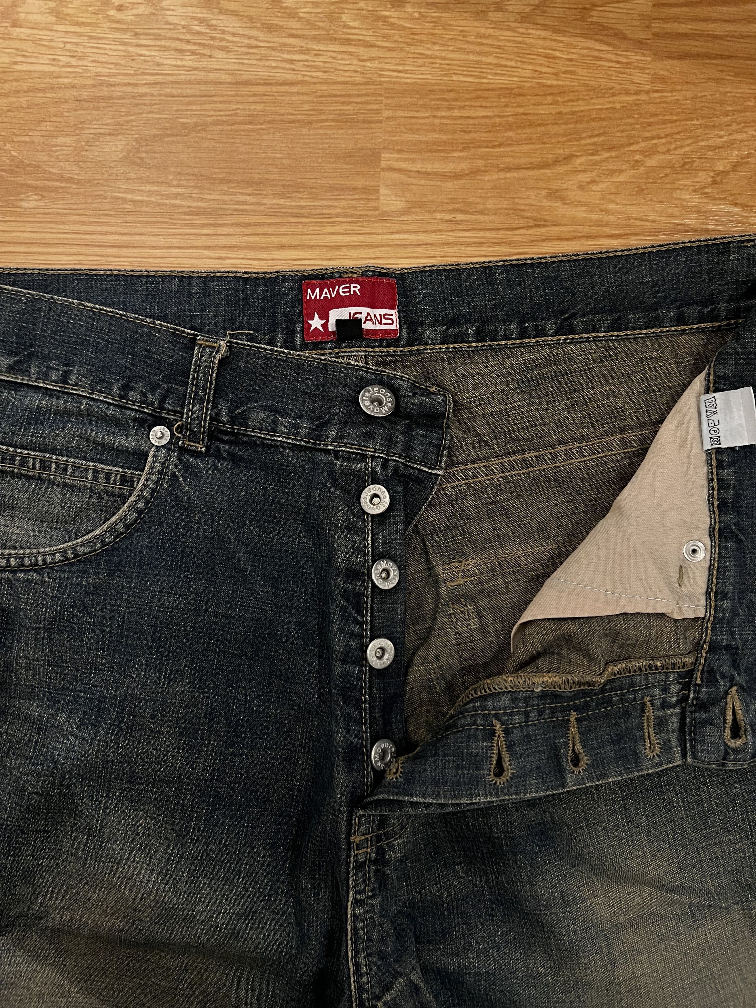 Vintage Vintage Y2K Stonewash Denim Jeans Size US 34 / EU 50 - 9 Thumbnail