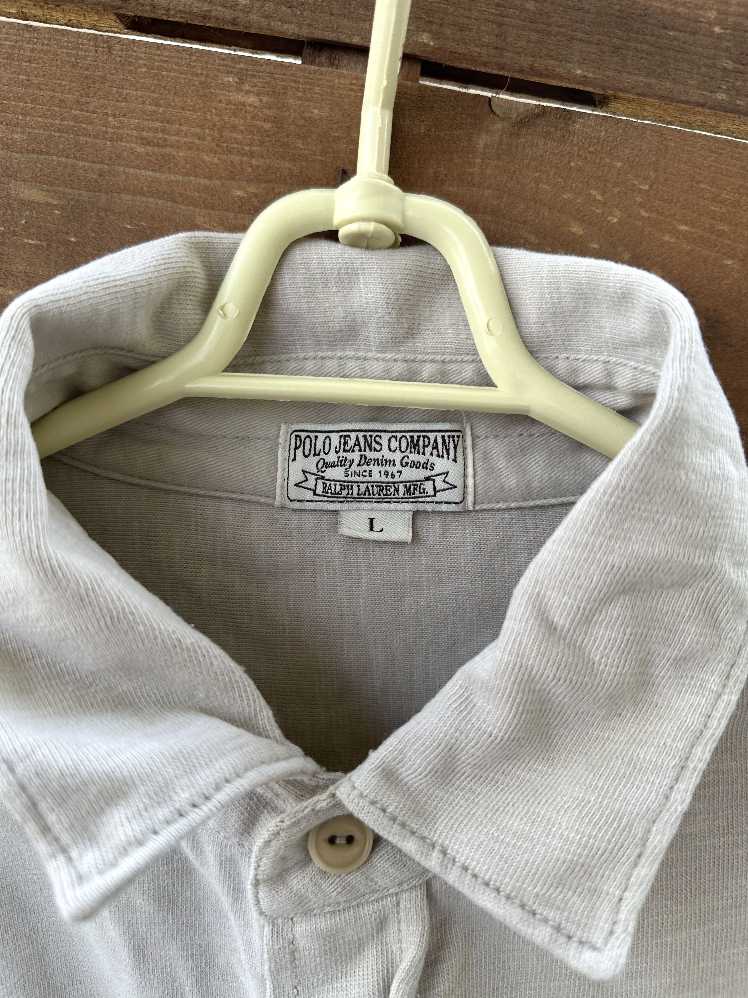 Ralph Lauren × Vintage Vintage Ralph Lauren polo jeans thick shirt Size US L / EU 52-54 / 3 - 5 Thumbnail