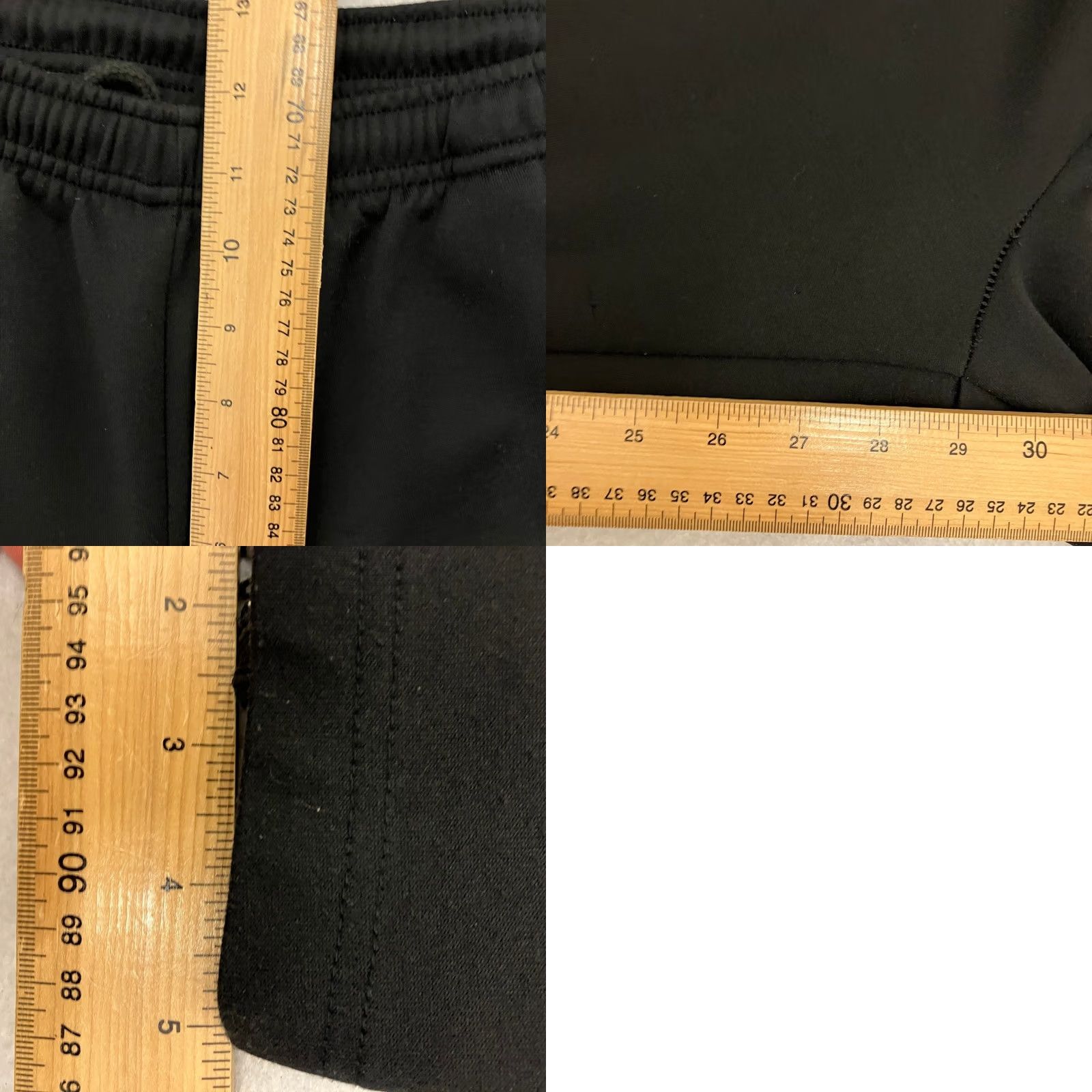 Nike Vintage Nike Track Pants Mens Medium Black Y2K Team Swoosh Joggers Size US 31 - 8 Thumbnail